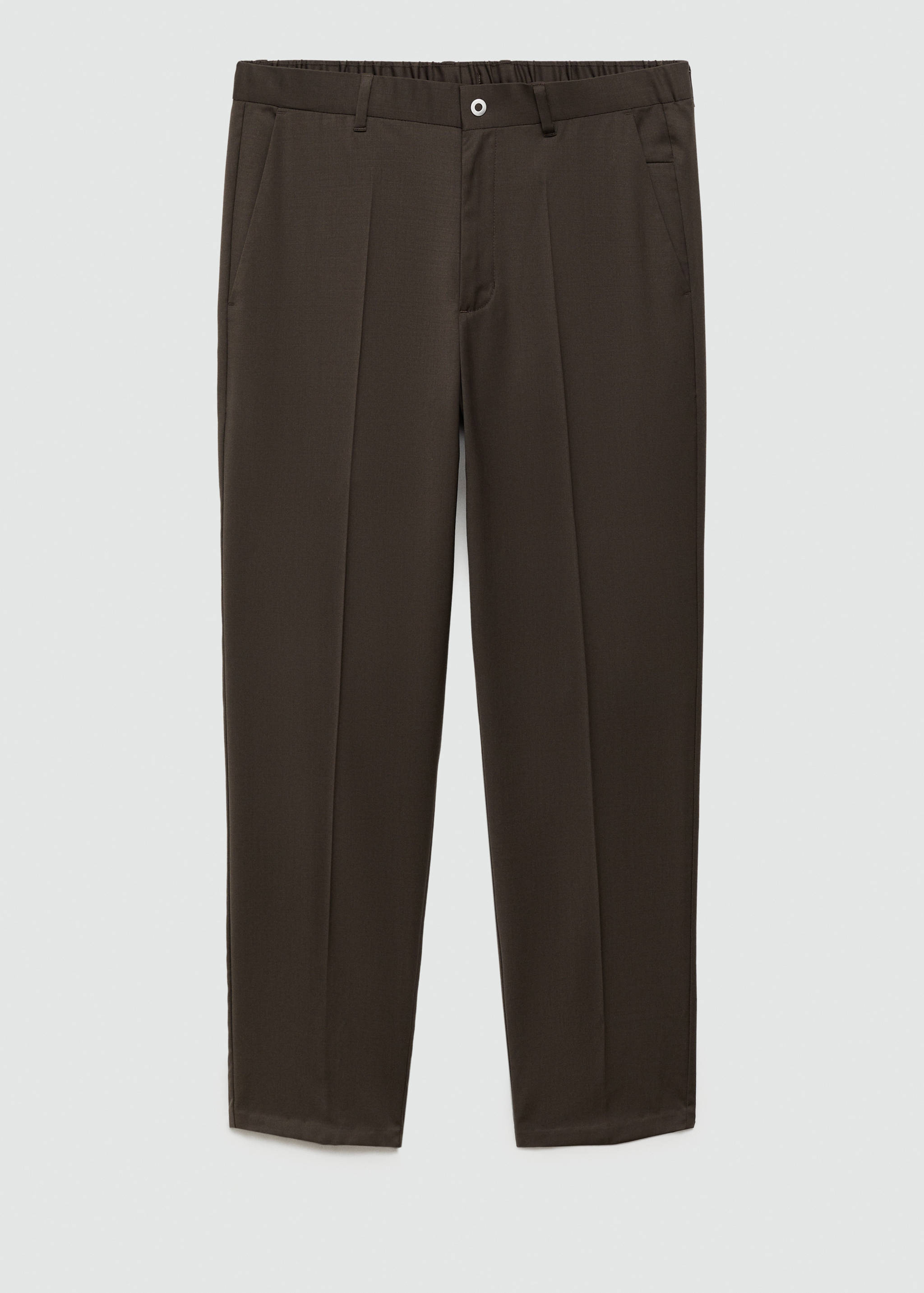 Coolmax® stretch-fabric slim-fit trousers - Article without model