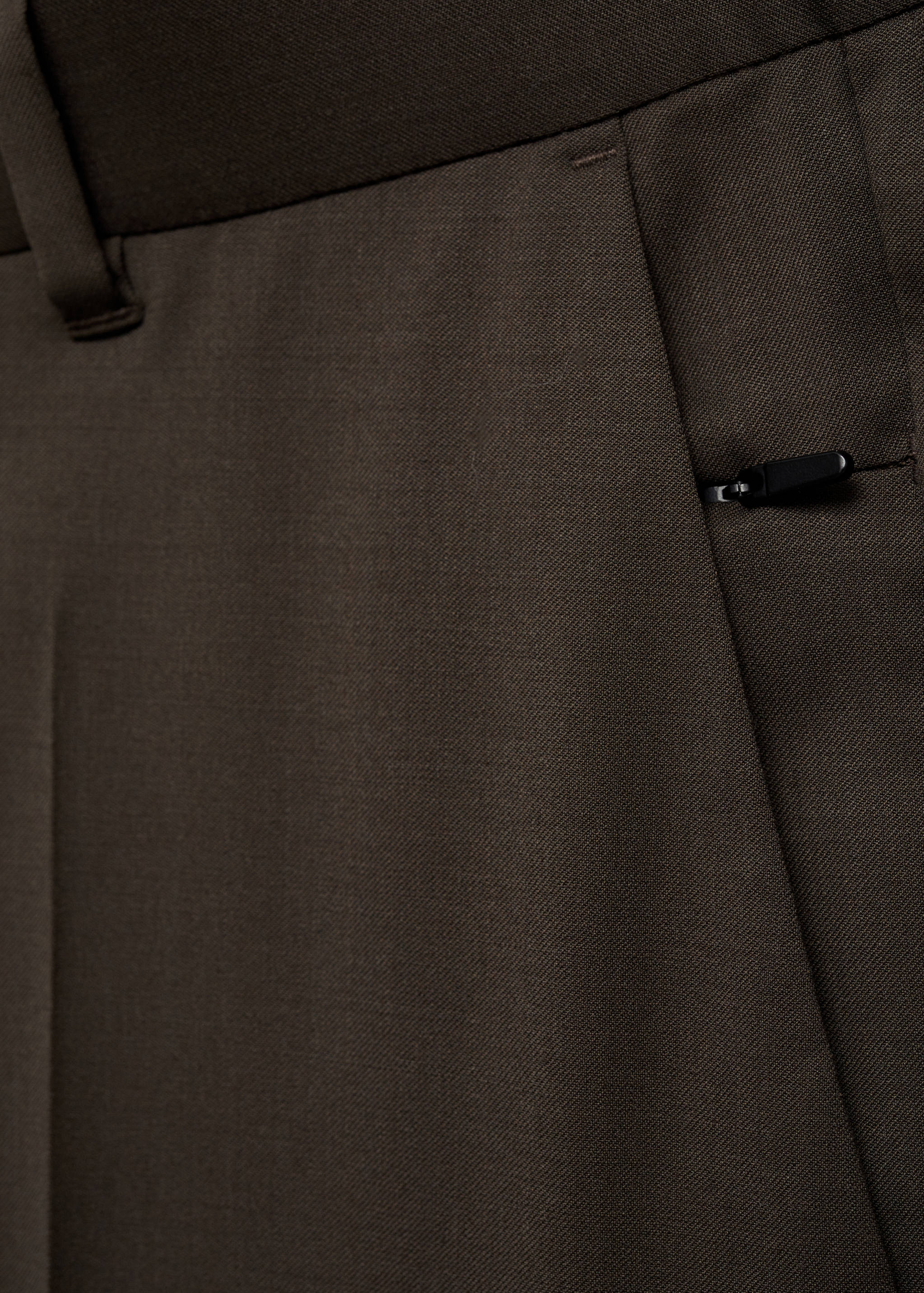 Coolmax® stretch-fabric slim-fit trousers - Details of the article 0