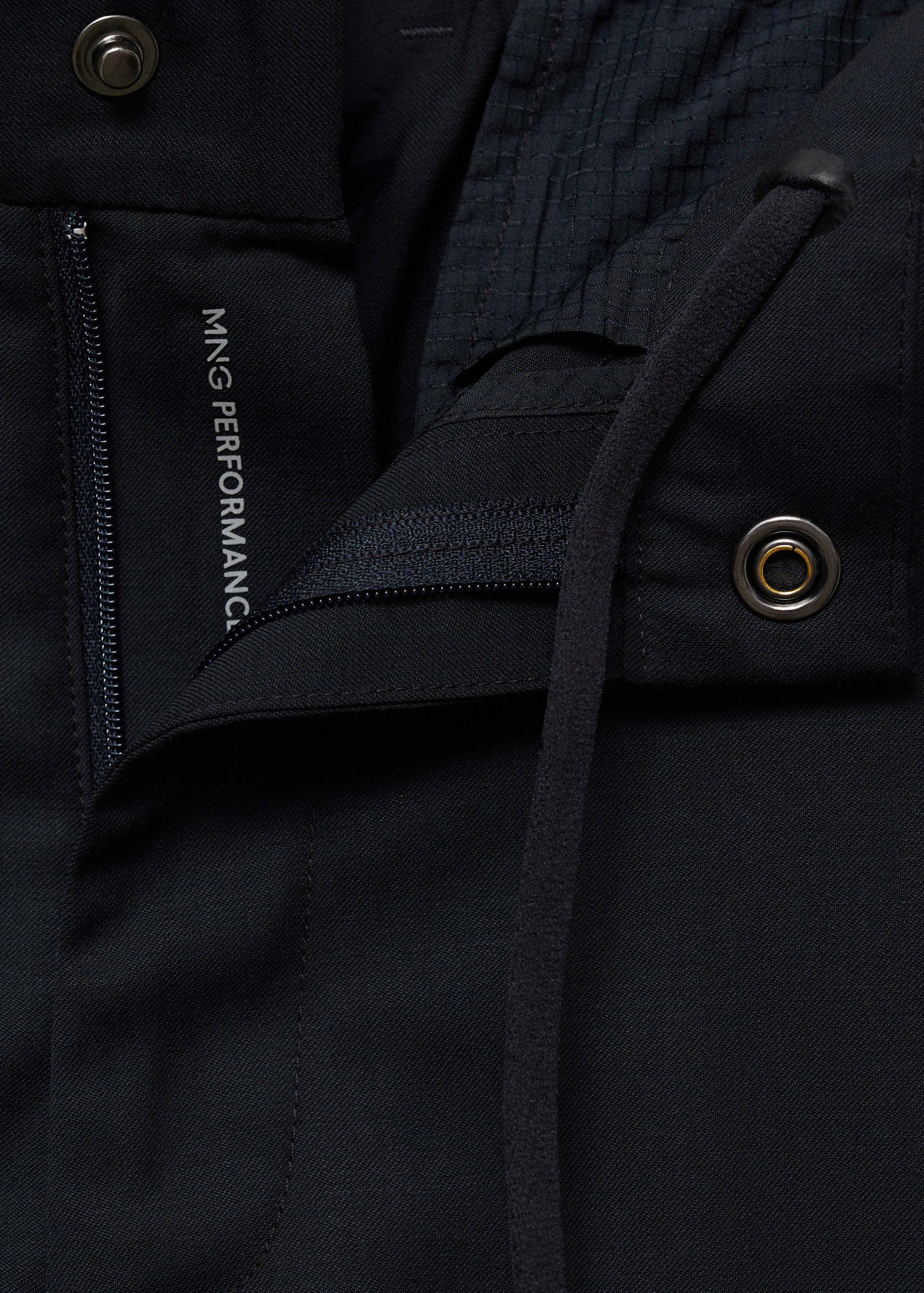 Coolmax® stretch-fabric slim-fit trousers - Details of the article 8