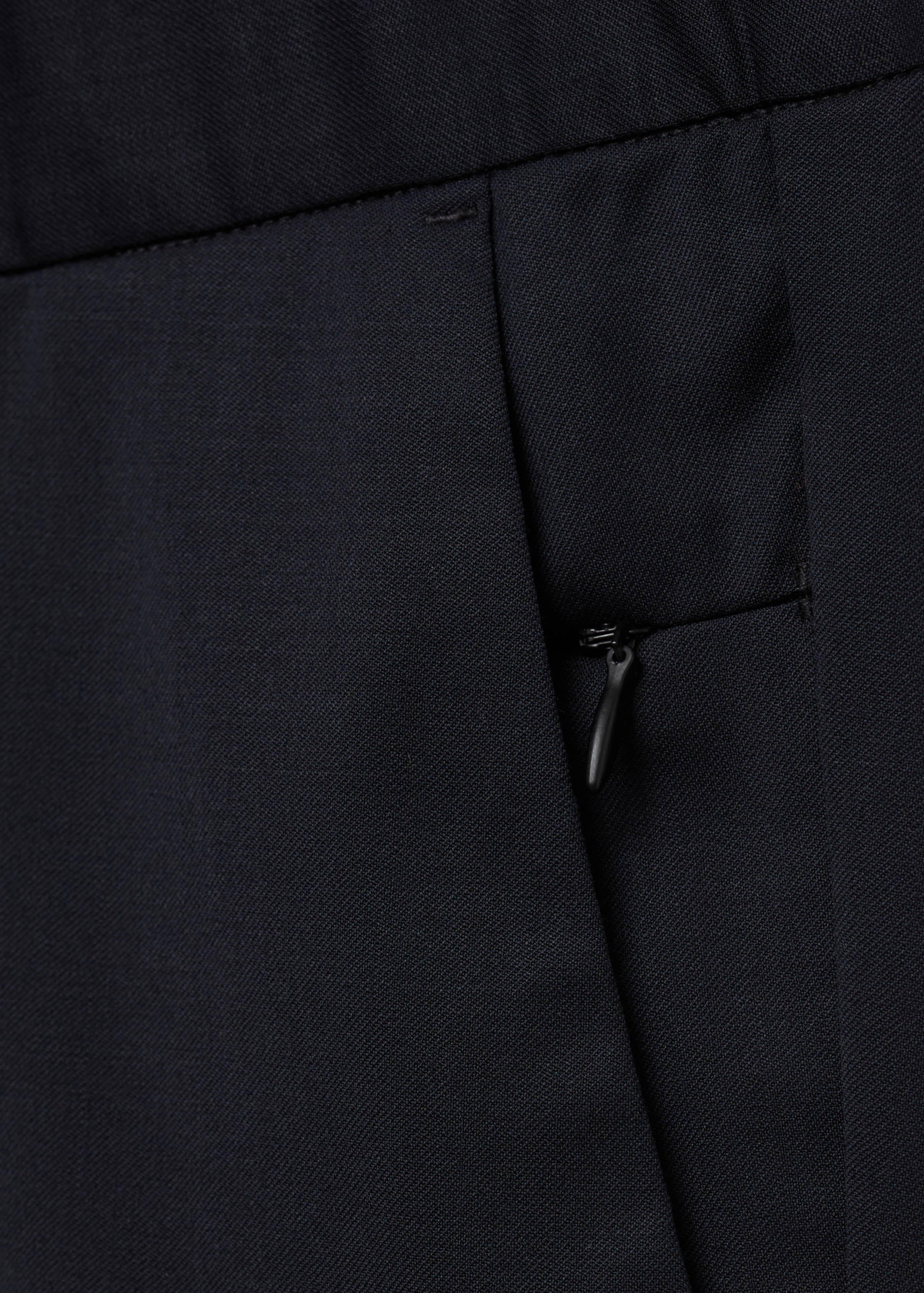 Coolmax® stretch-fabric slim-fit trousers - Details of the article 0