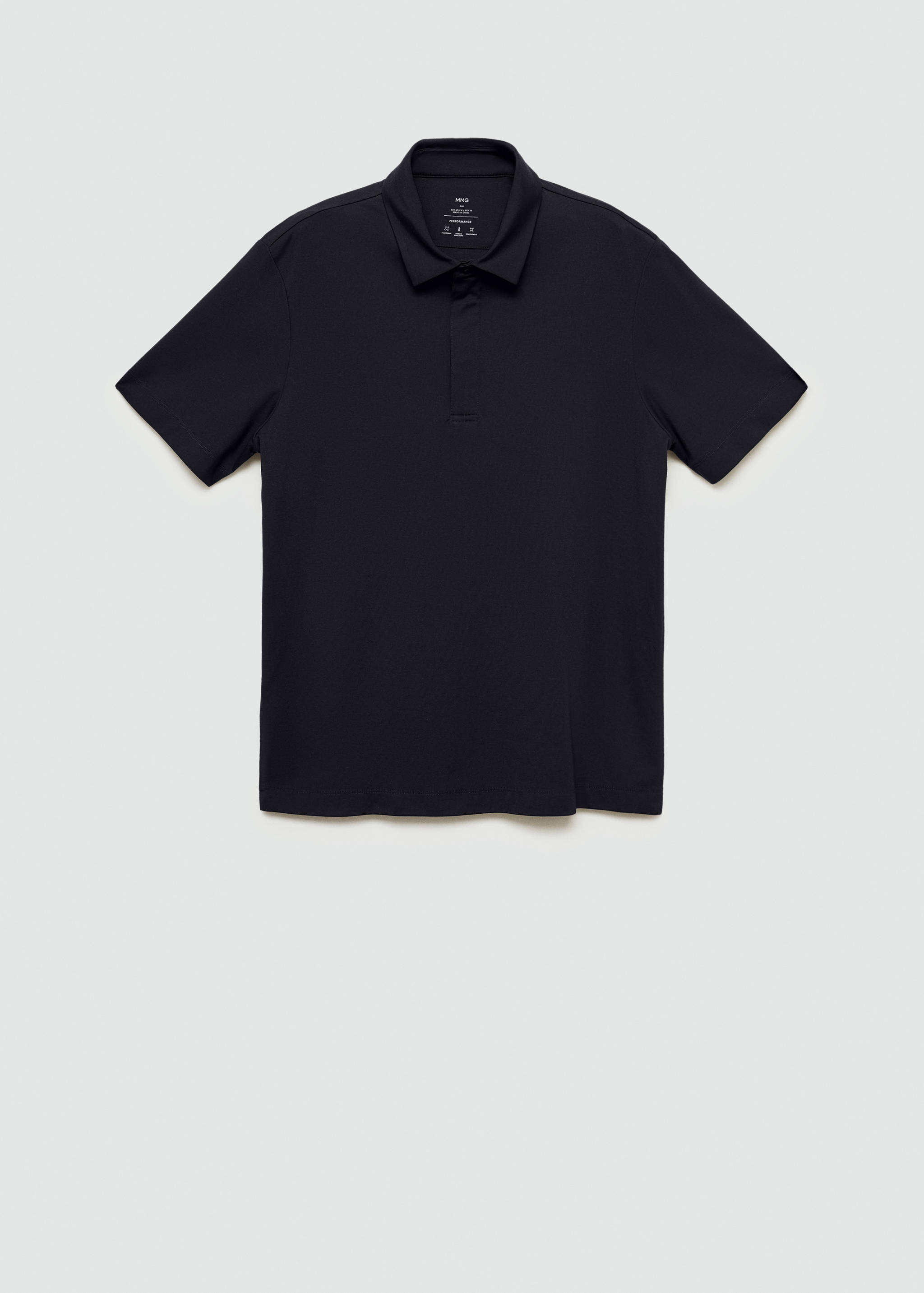 Stretch-fabric technical polo shirt - Article without model