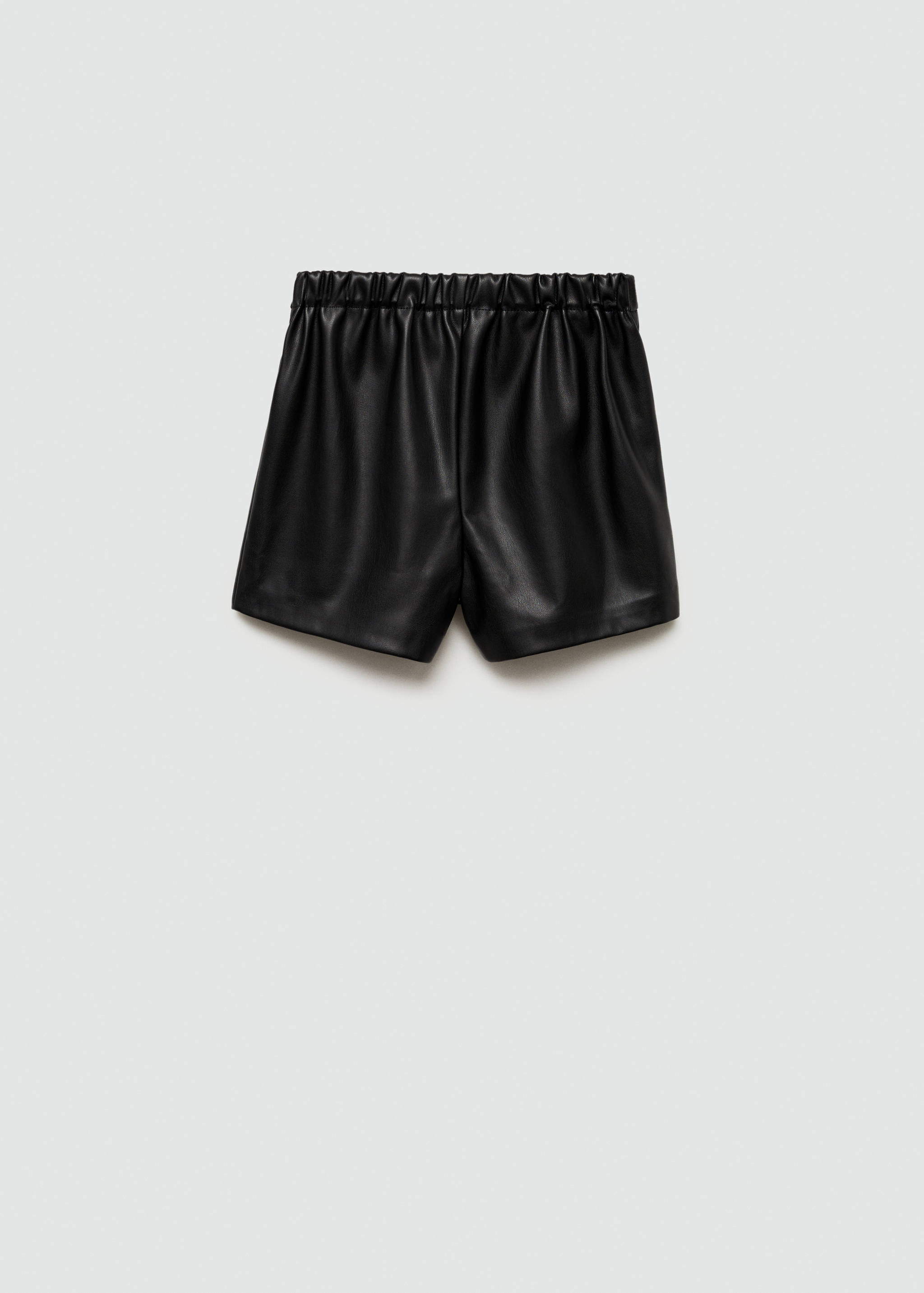Faux-leather culottes - Reverse of the article