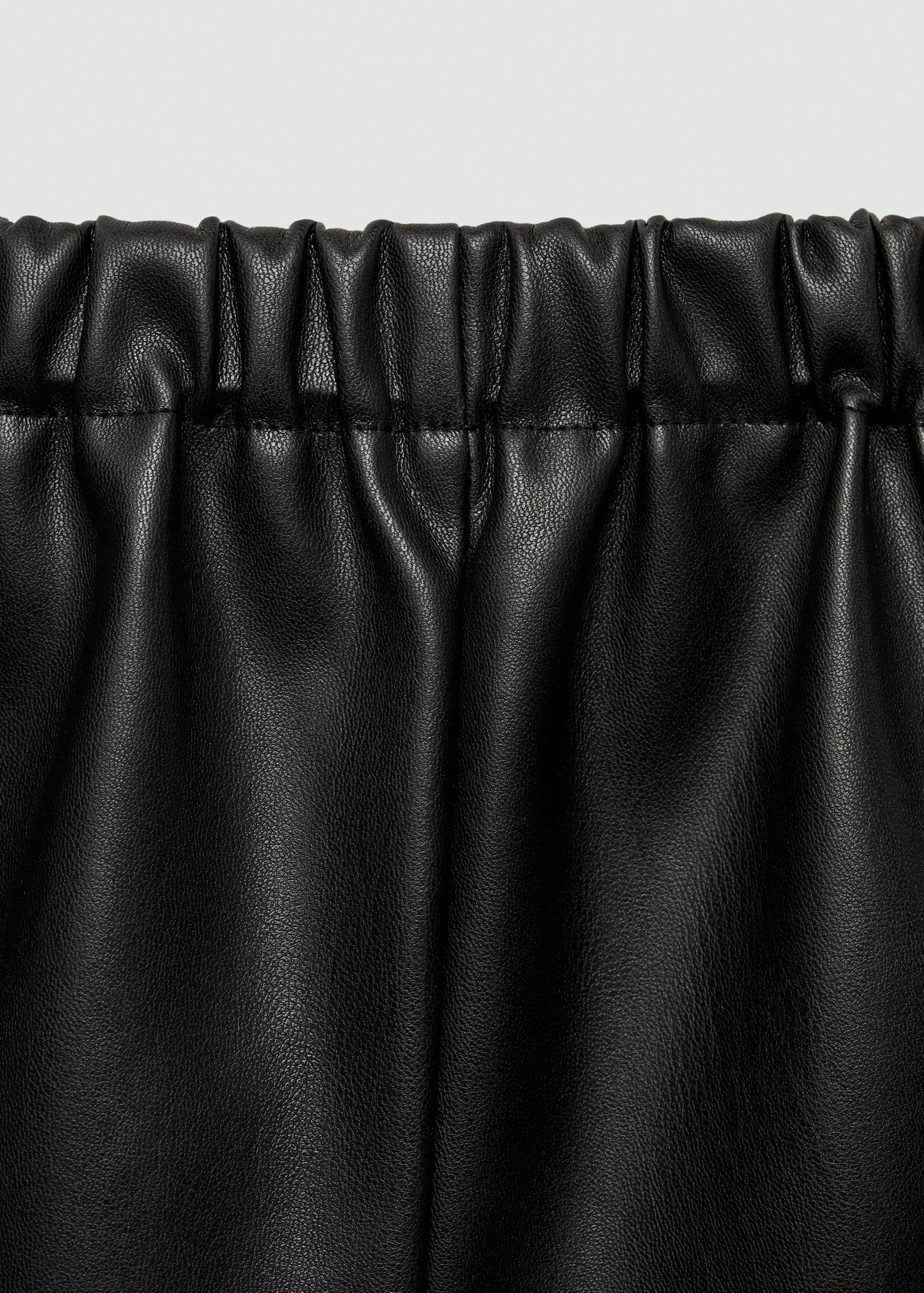 Faux-leather culottes - Details of the article 0