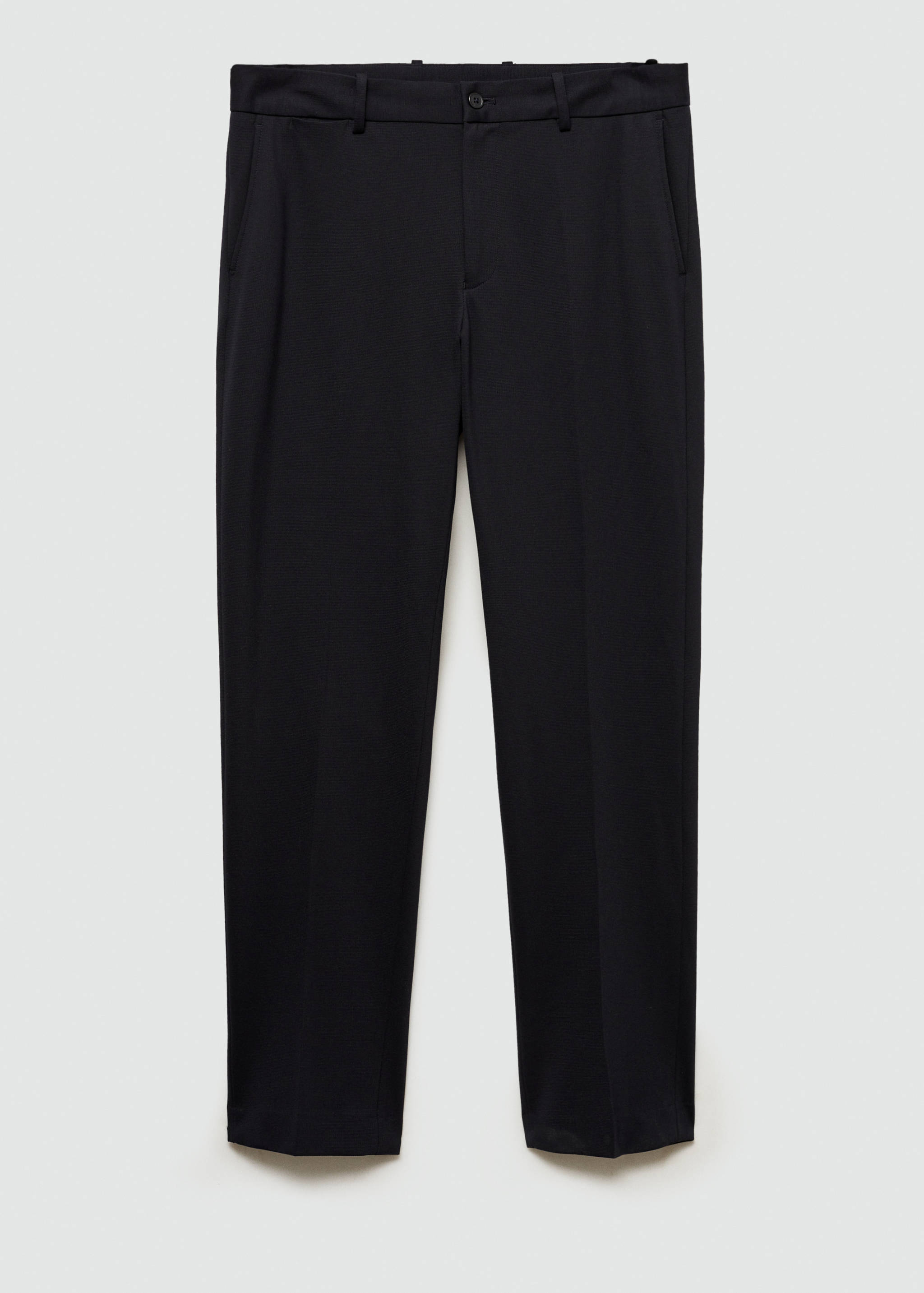 Немнущиеся костюмные брюки из ткани стретч - Изделие без модели