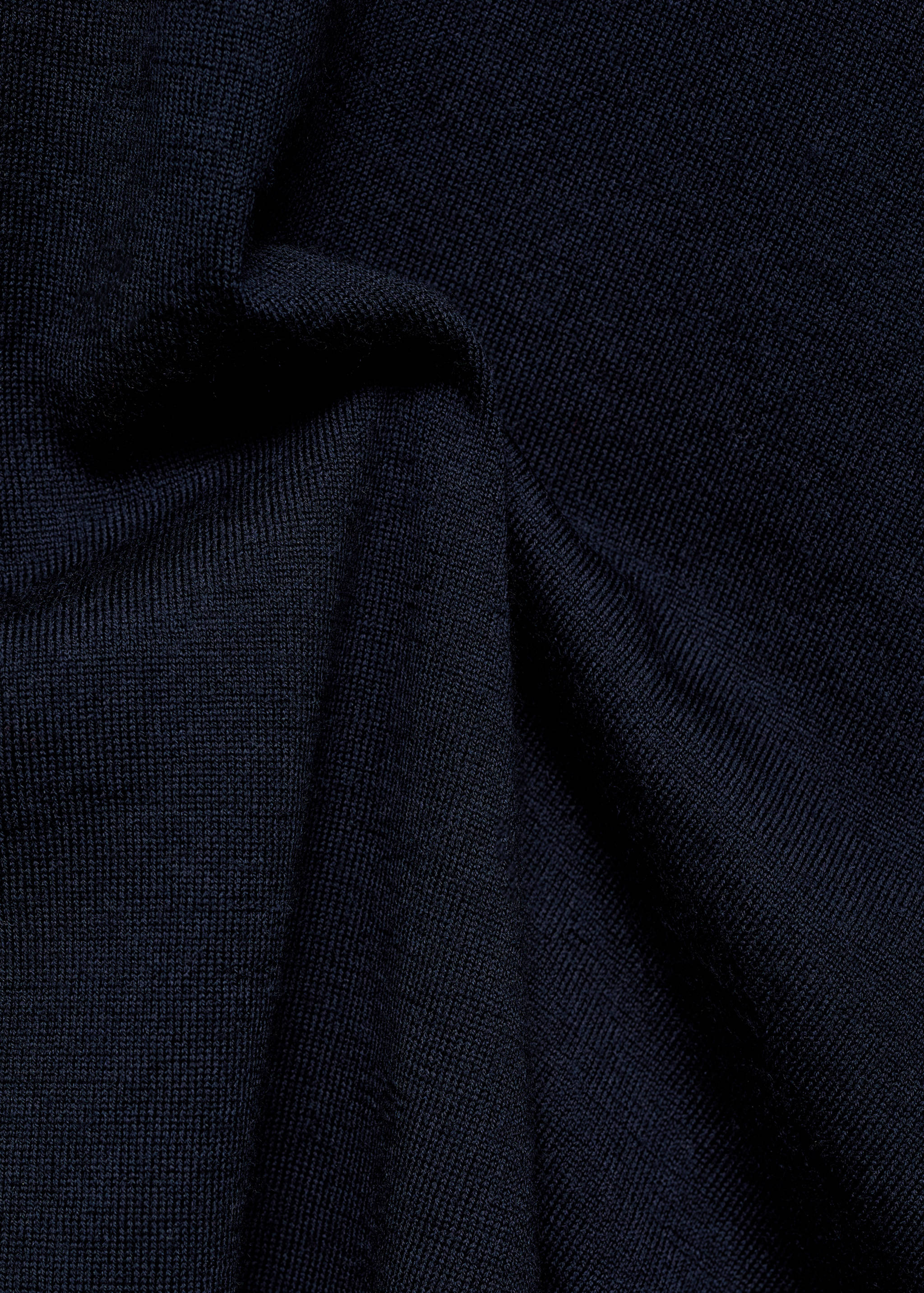 100% merino wool V-neck sweater - Details of the article 0