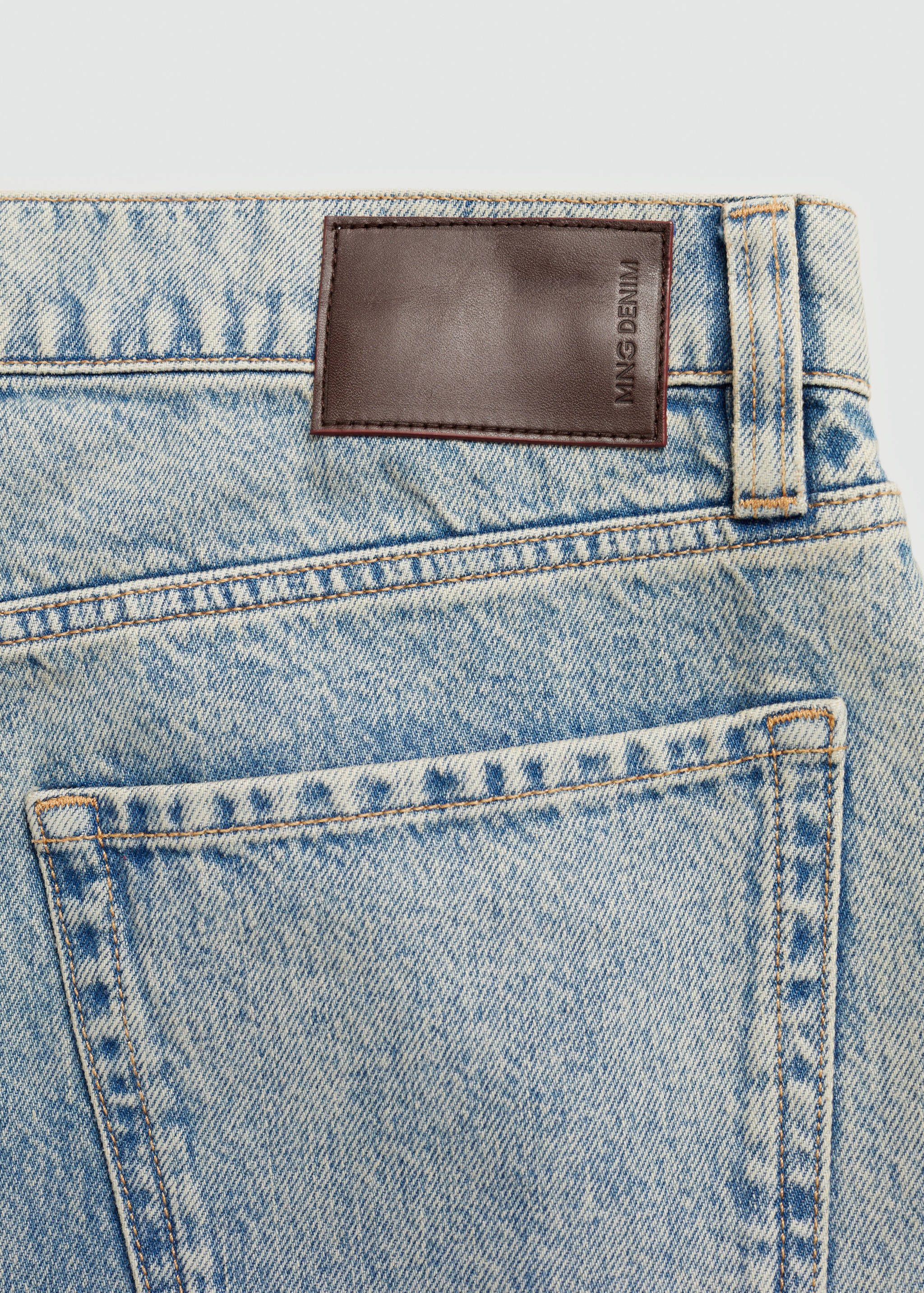 Jean straight-fit à revers - Détail de l'article 0