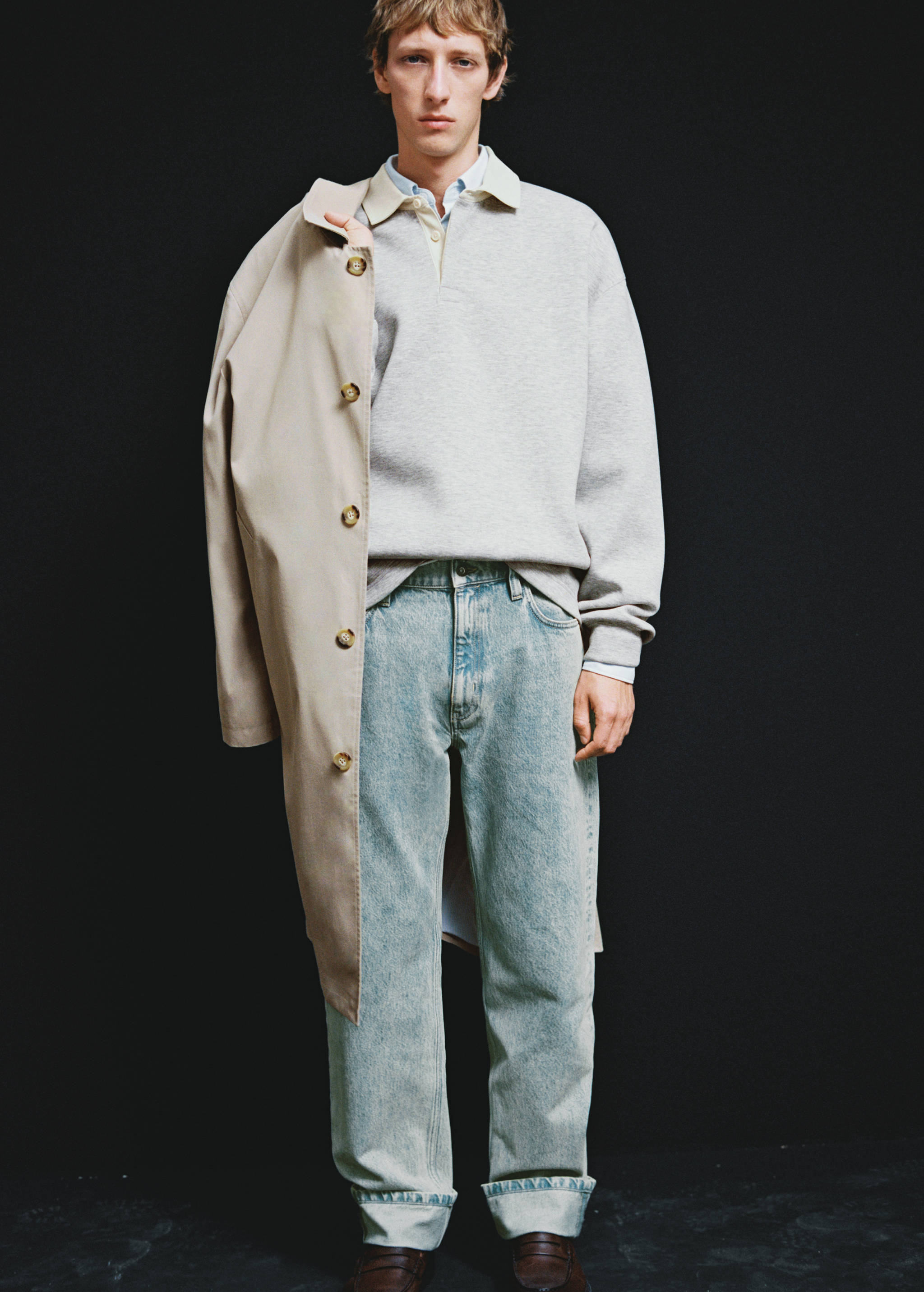 Jean straight-fit à revers - Détail de l'article 3