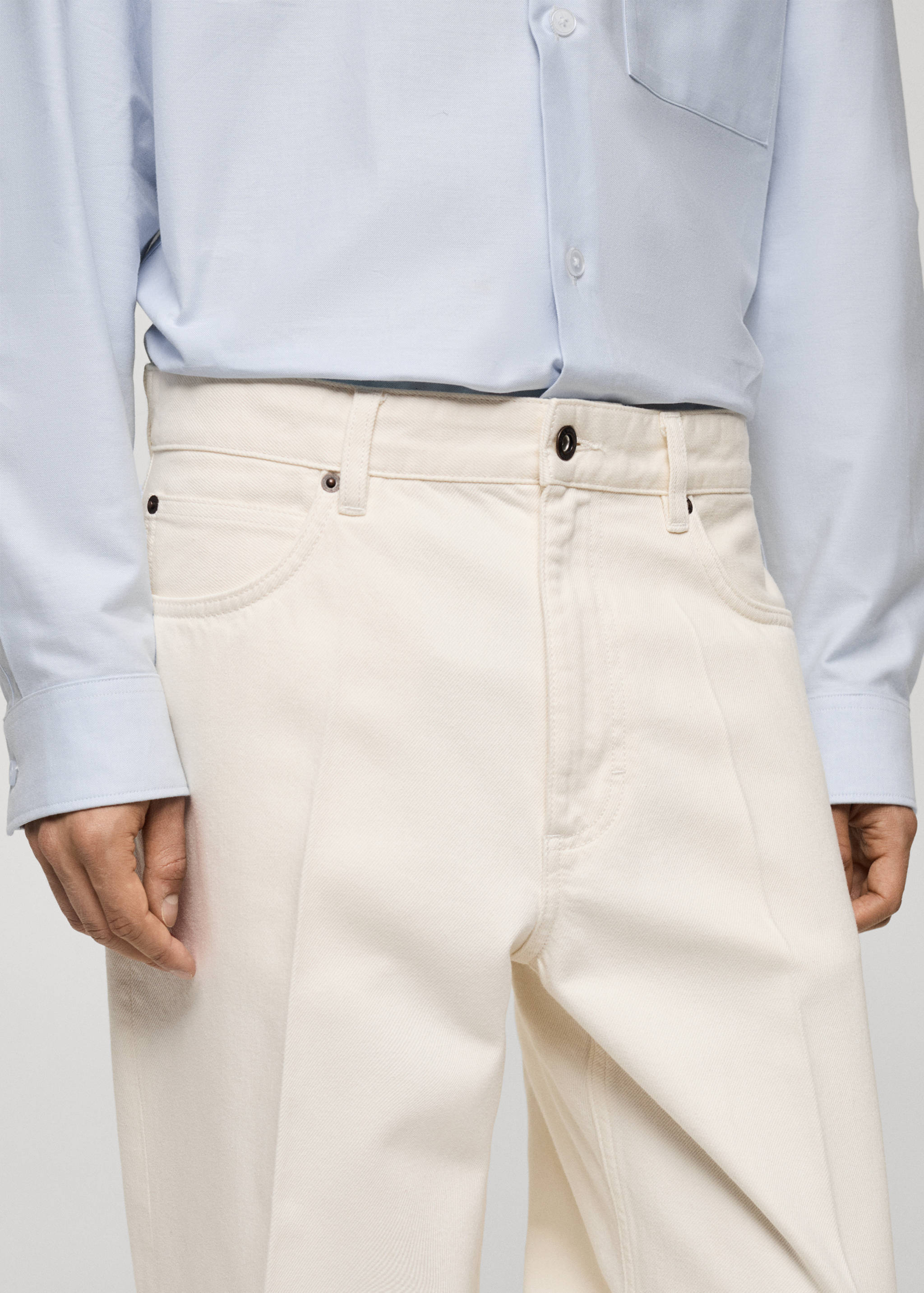 Jean relaxed-fit pli marqué au fer - Détail de l'article 1