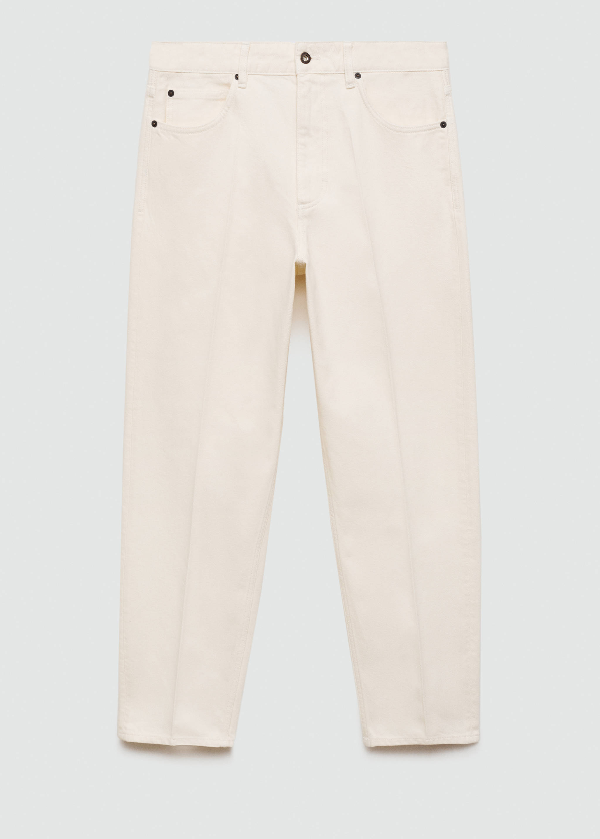 Jean relaxed-fit pli marqué au fer - Article sans modèle