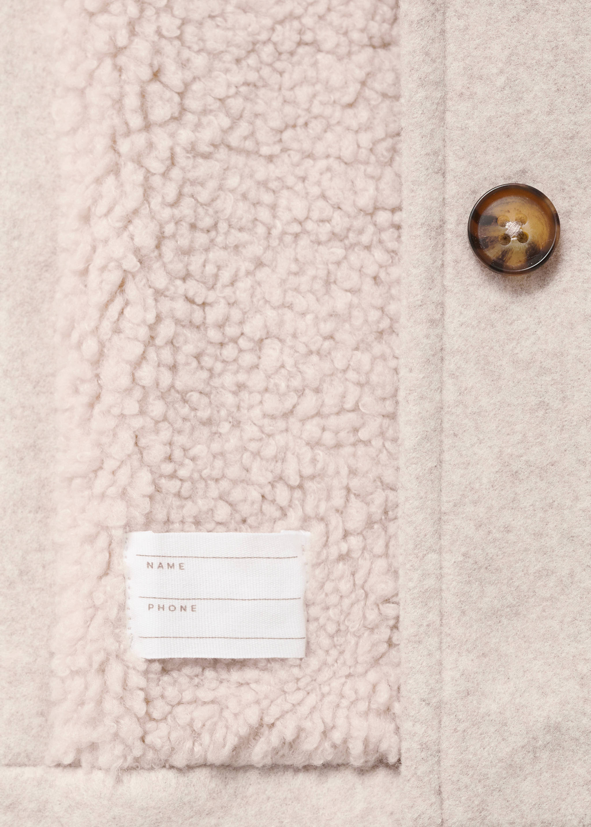 Short cloth coat - Details of the article 0