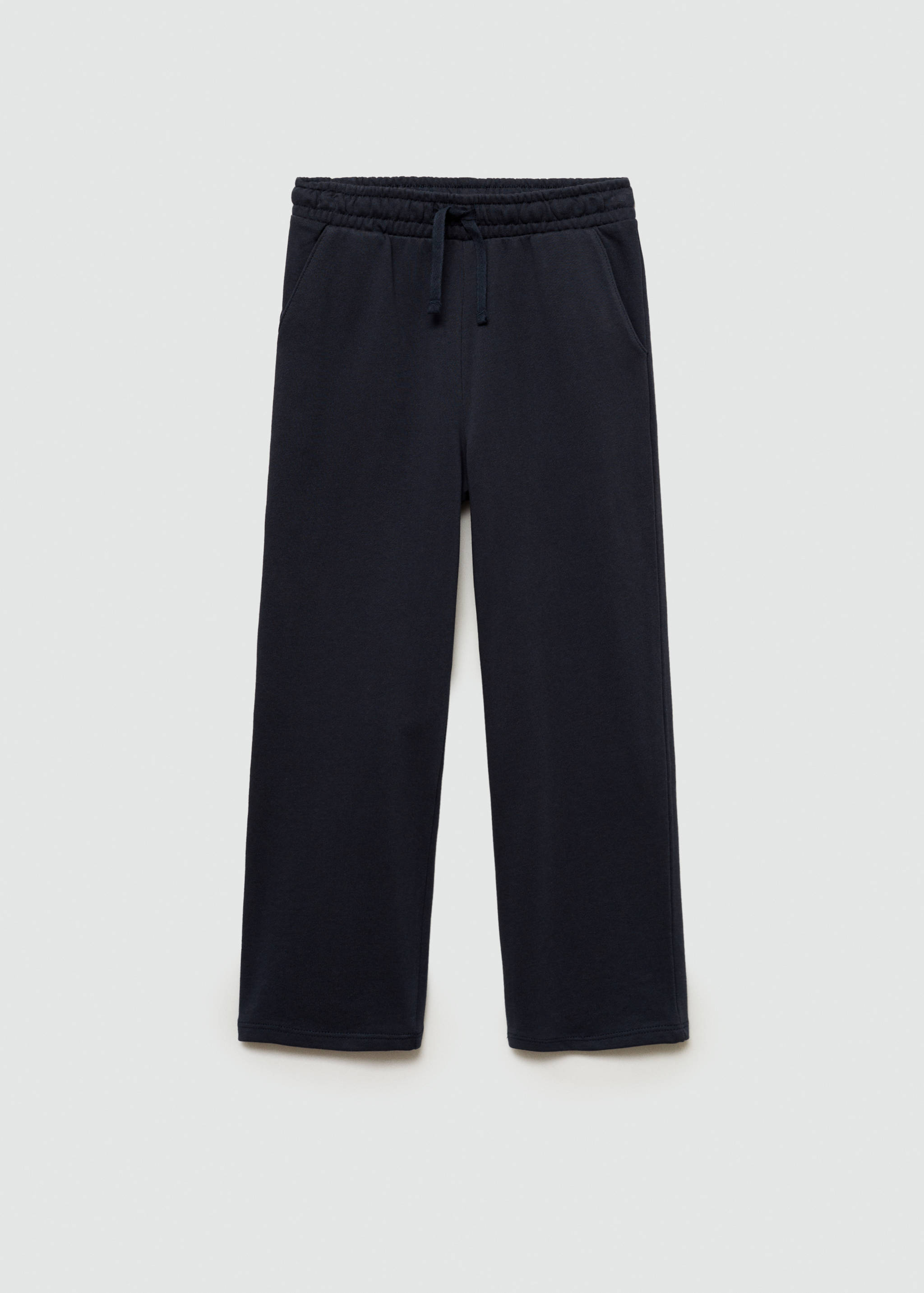 Straight-fit cotton trousers - Article without model