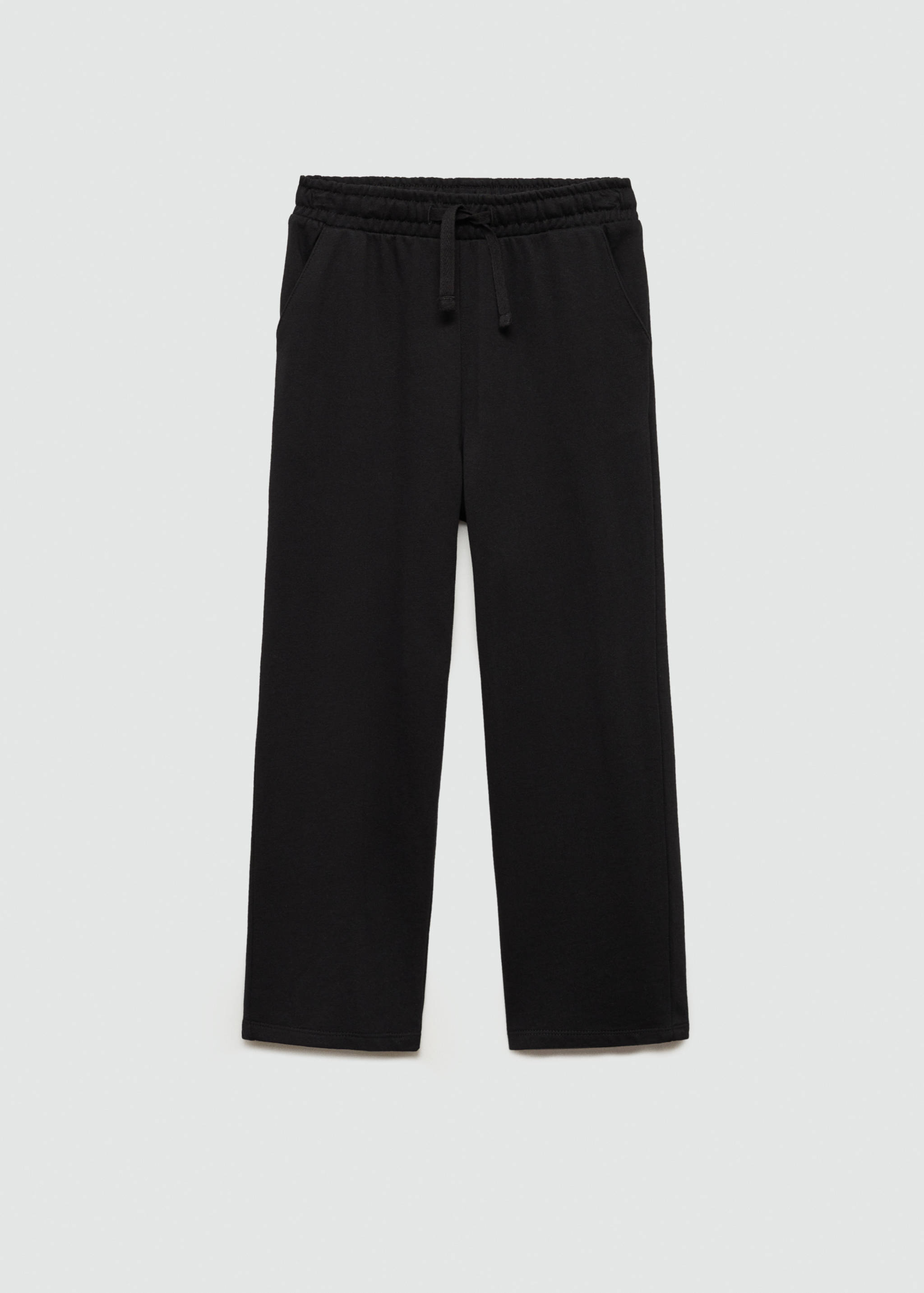 Straight-fit cotton trousers - Article without model