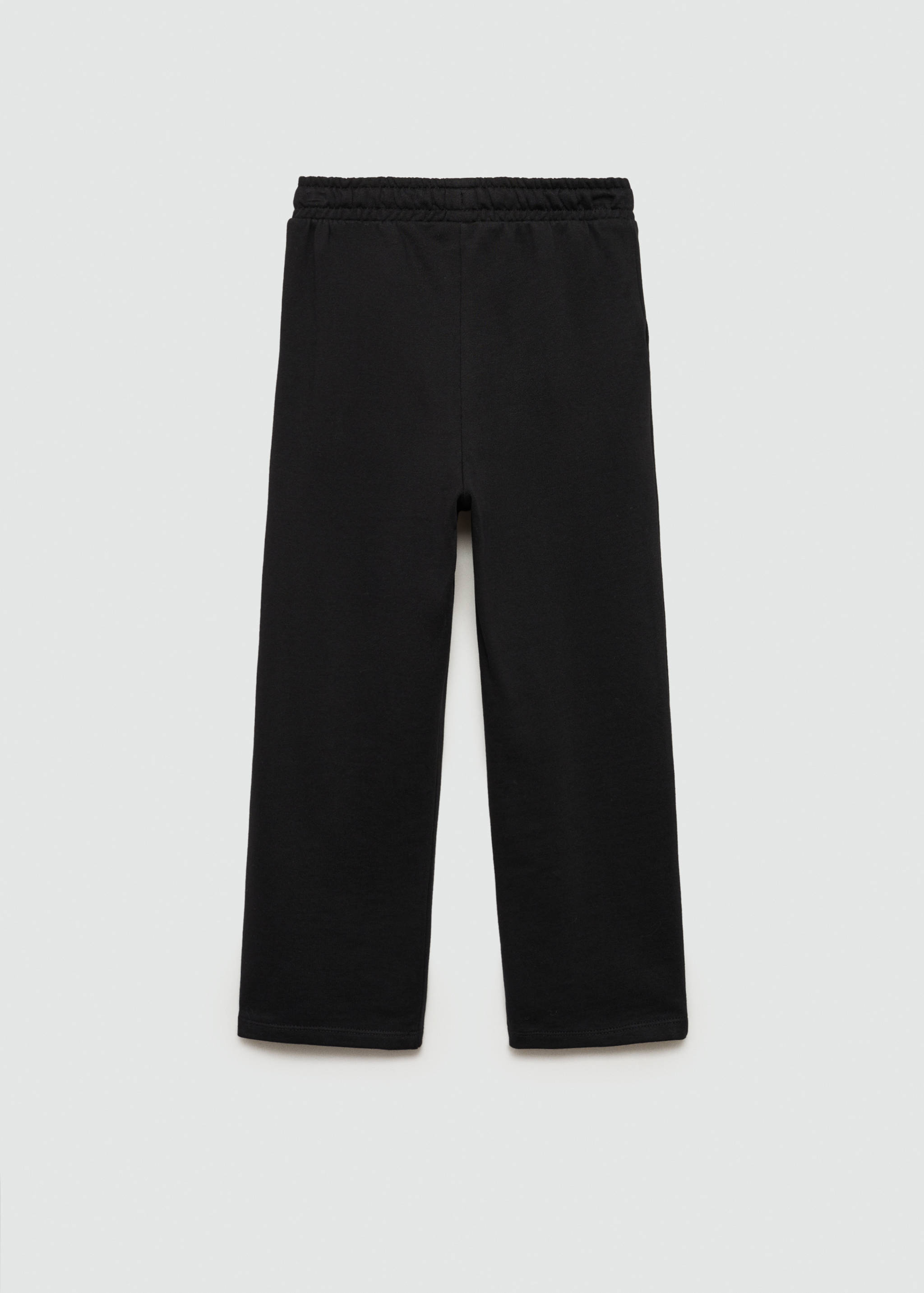Straight-fit cotton trousers - Reverse of the article