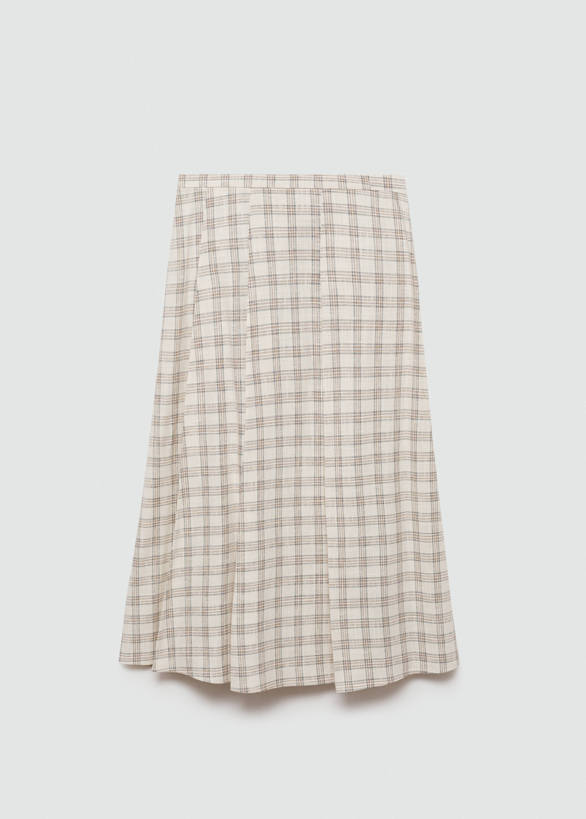 Check flared skirt - Article without model