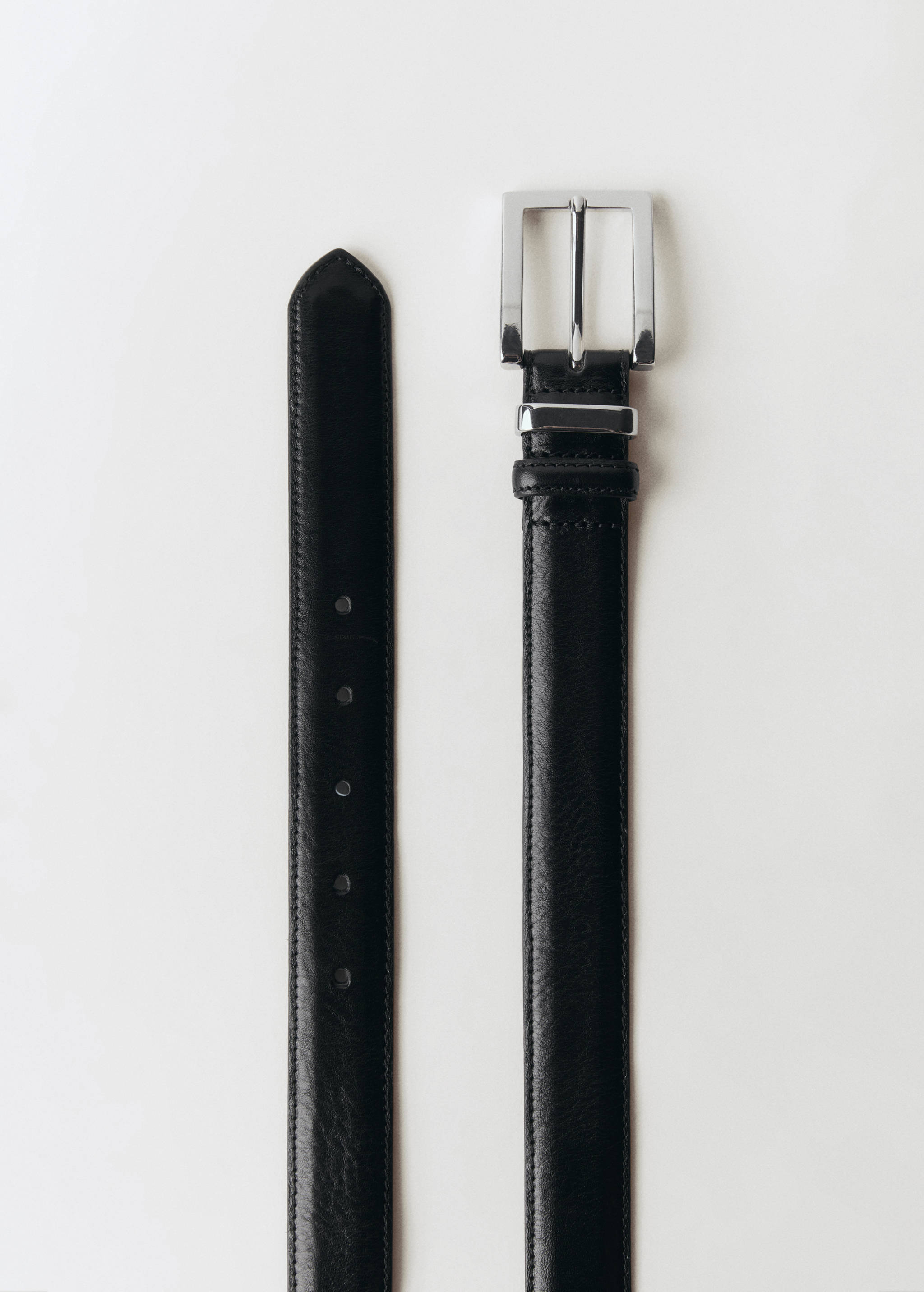 Cinturón piel hebilla cuadrada - Detalle del artículo 1