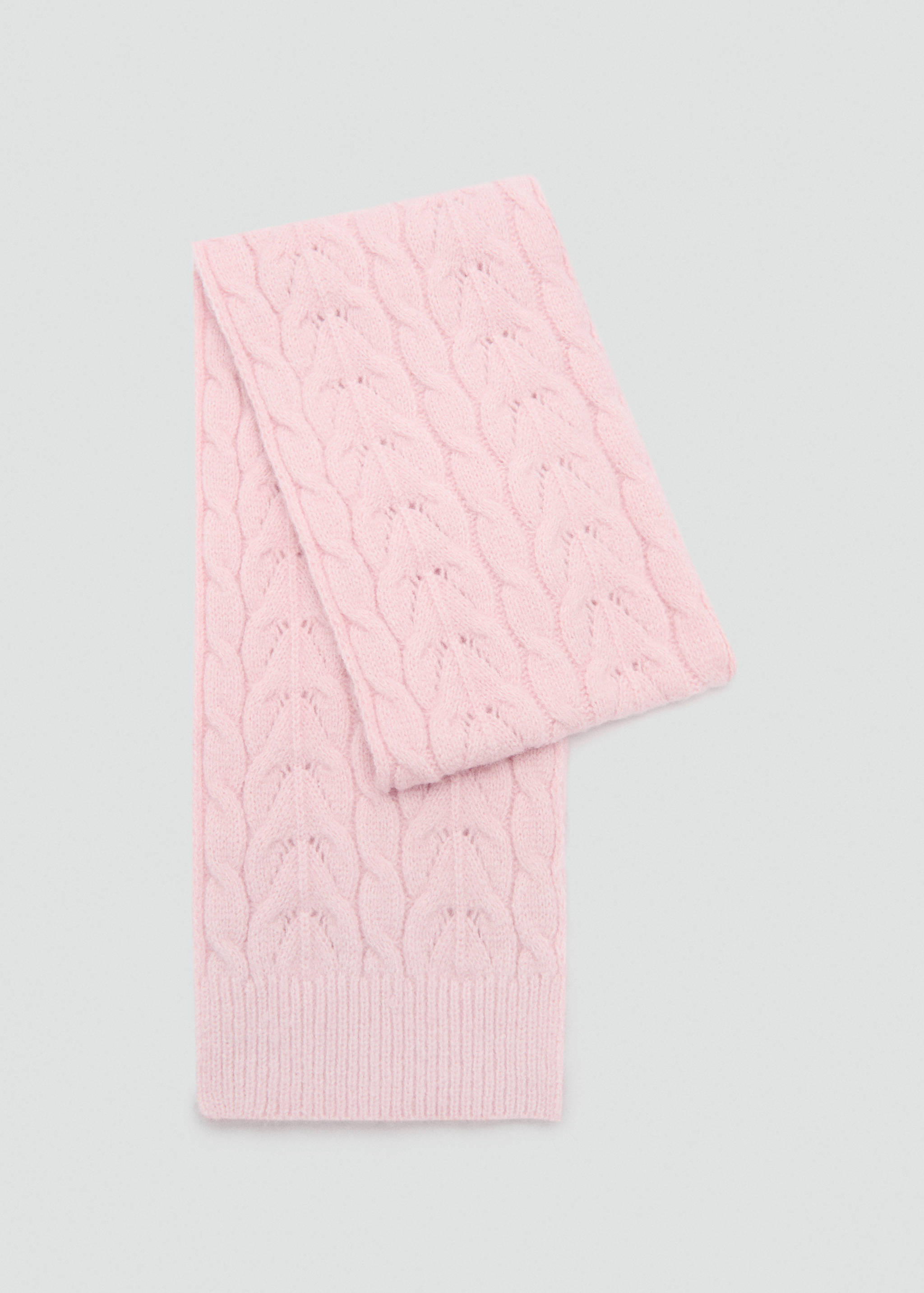 Knitted braided scarf - Article without model