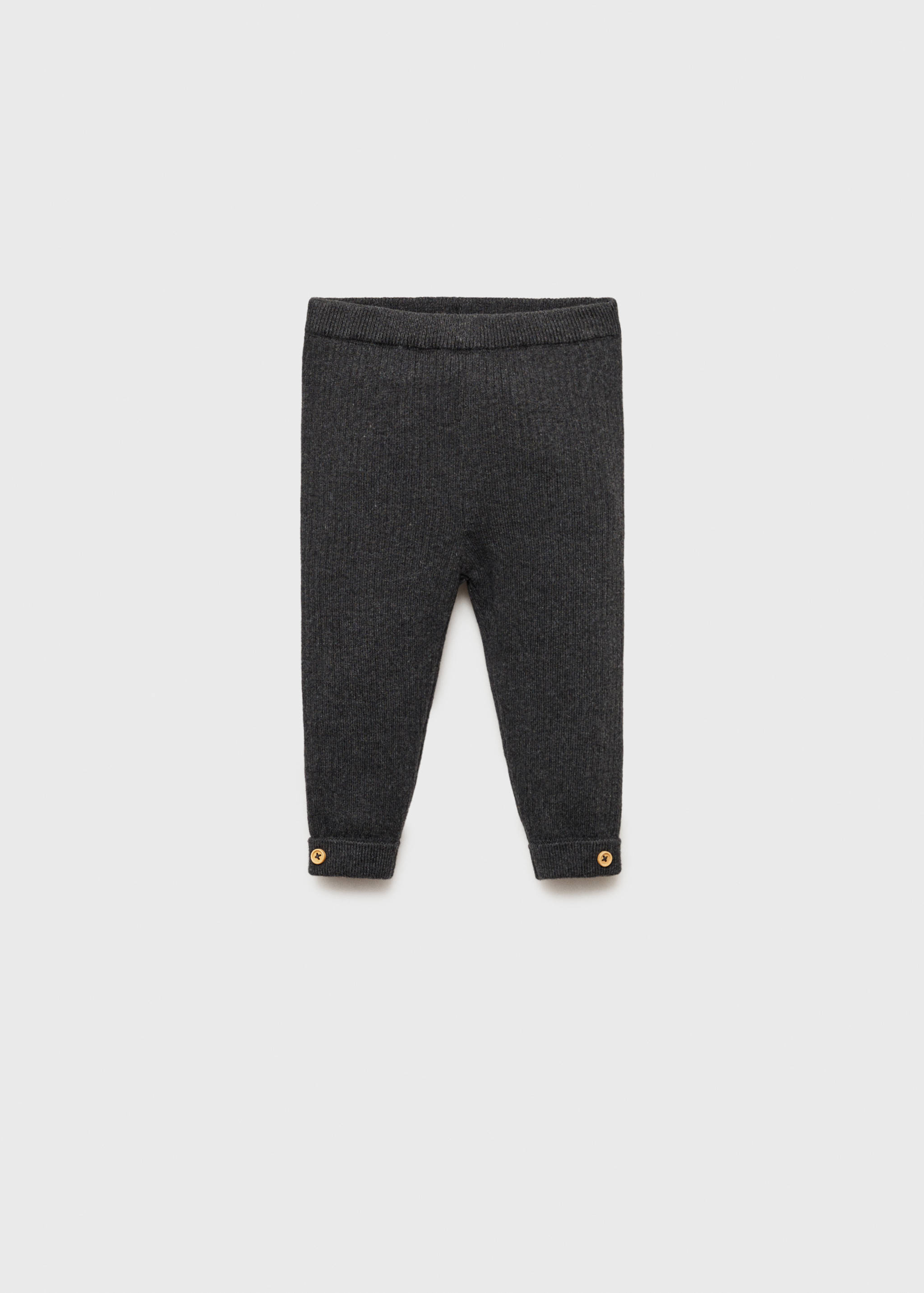 Gerippte Leggings mit Umschlagsaum - Artikel ohne Model