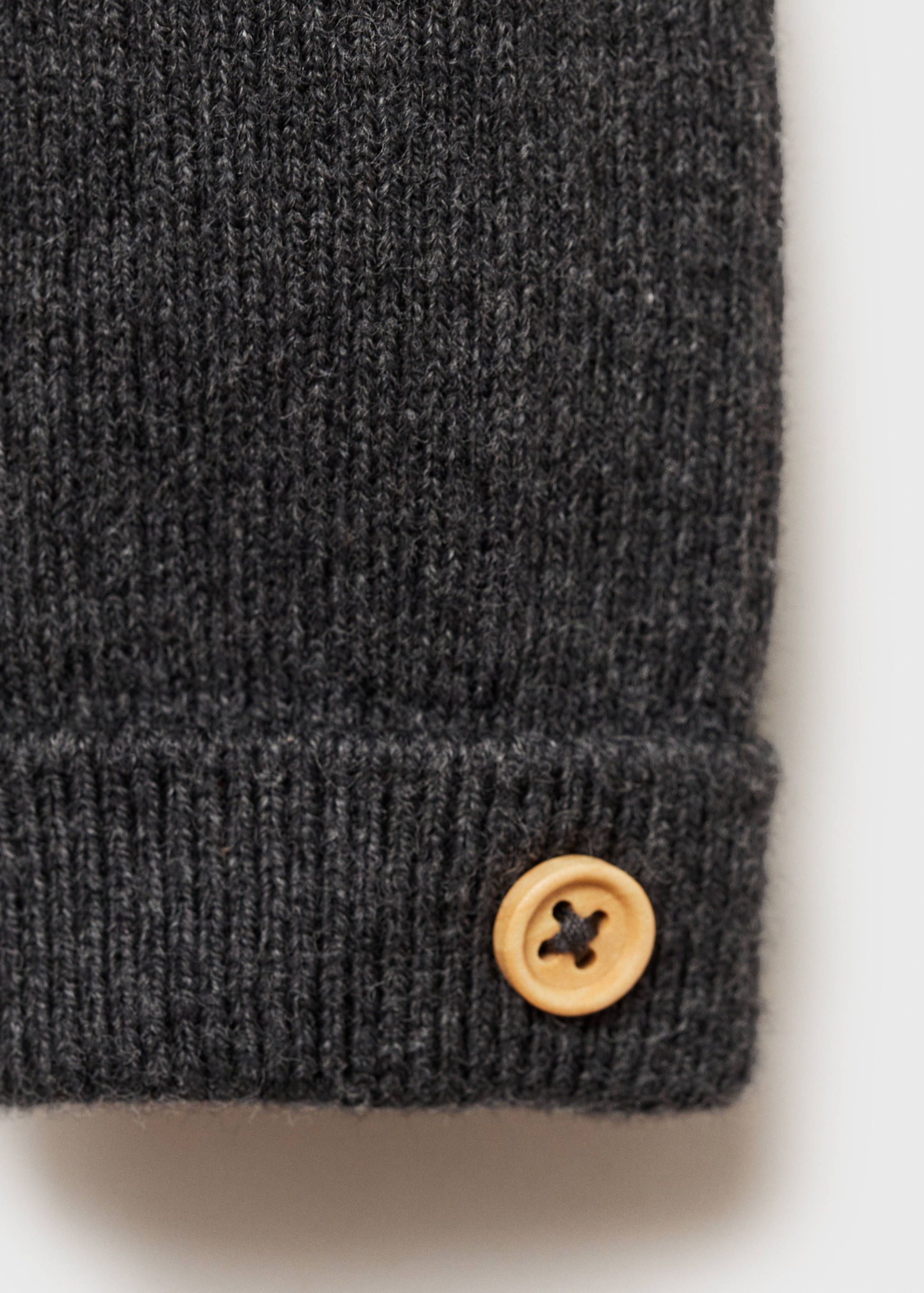 Gerippte Leggings mit Umschlagsaum - Detail des Artikels 0