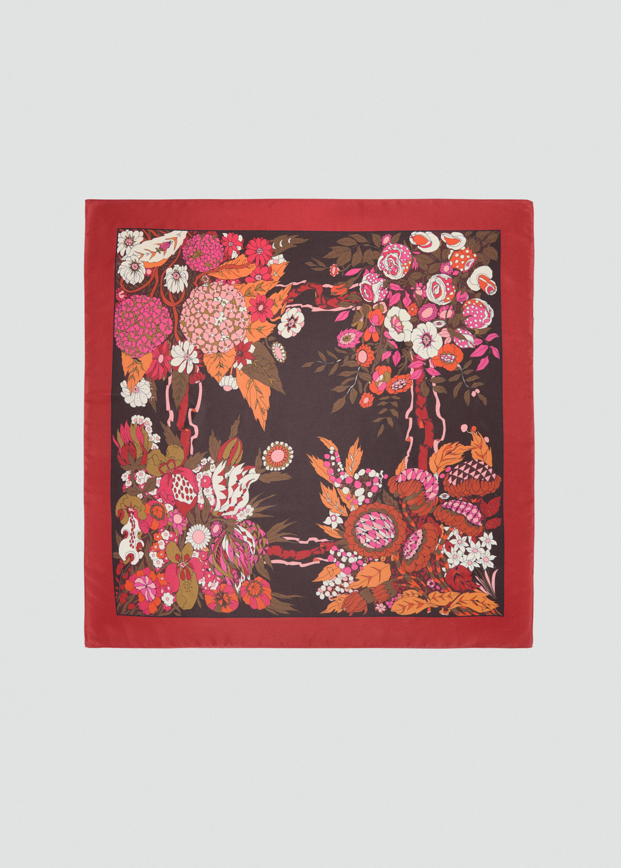 Floral print scarf - Article without model