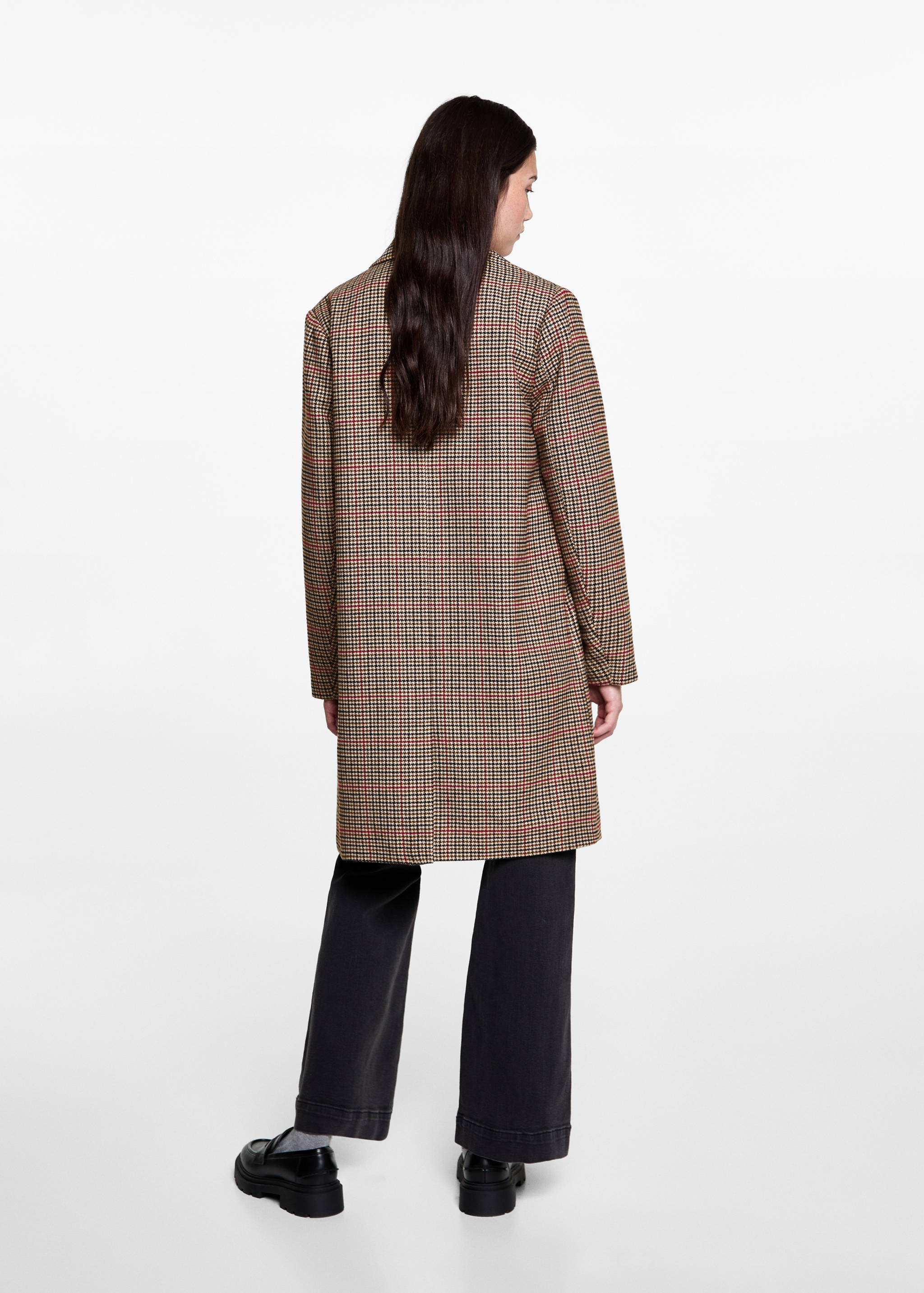 Houndstooth coat - Reverse of the article