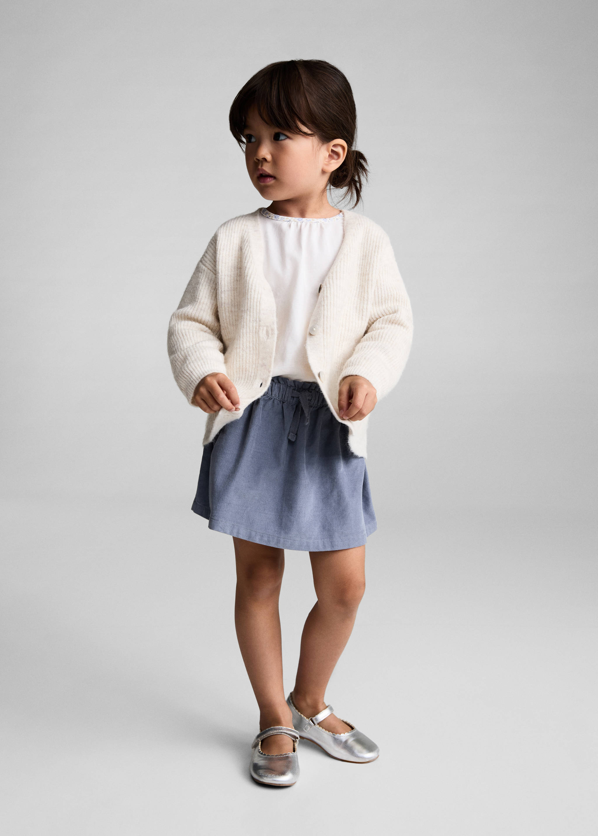 Falda algodón pana - Plano general