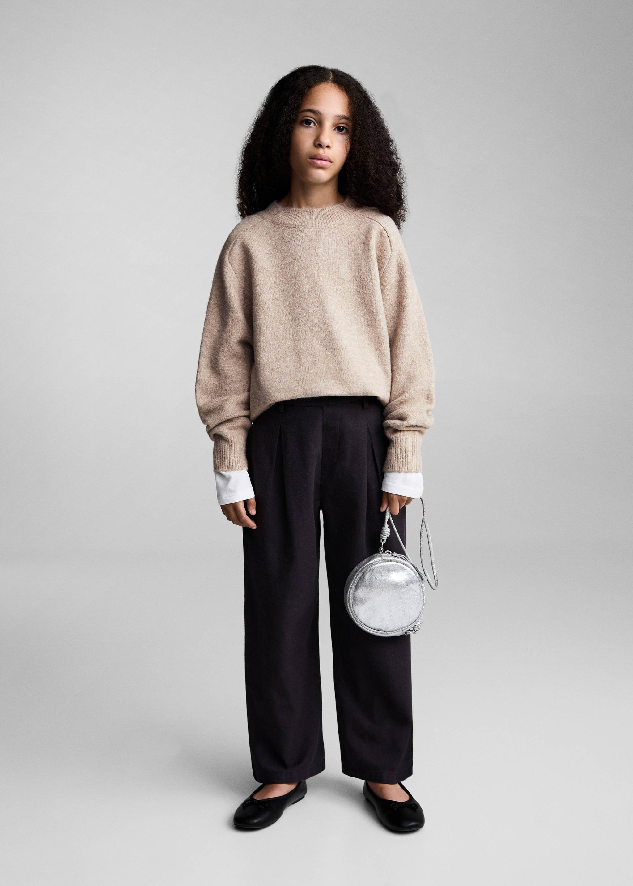 Jersey recto cuello redondo - Plano general