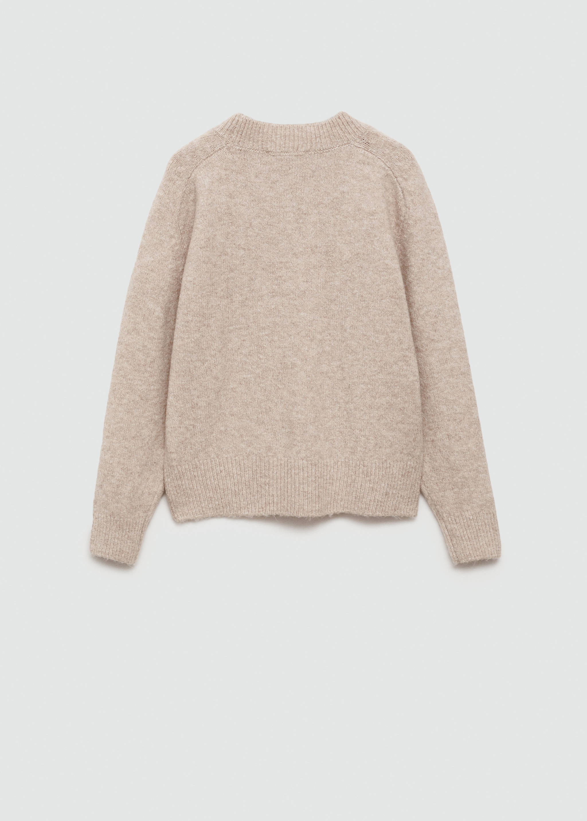 Jersey recto cuello redondo - Reverso del artículo