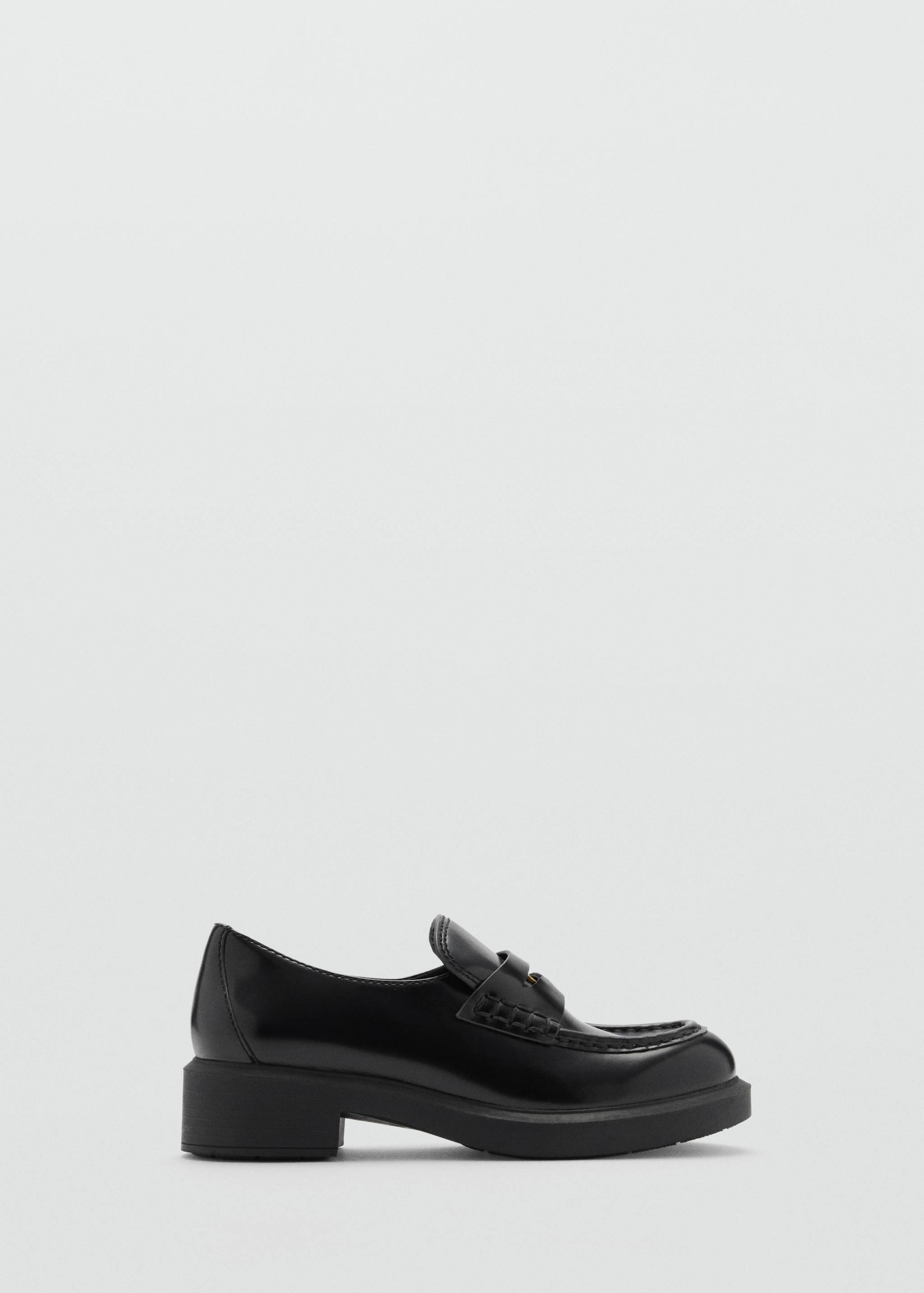 Leather loafers with metallic detail - Article without model
