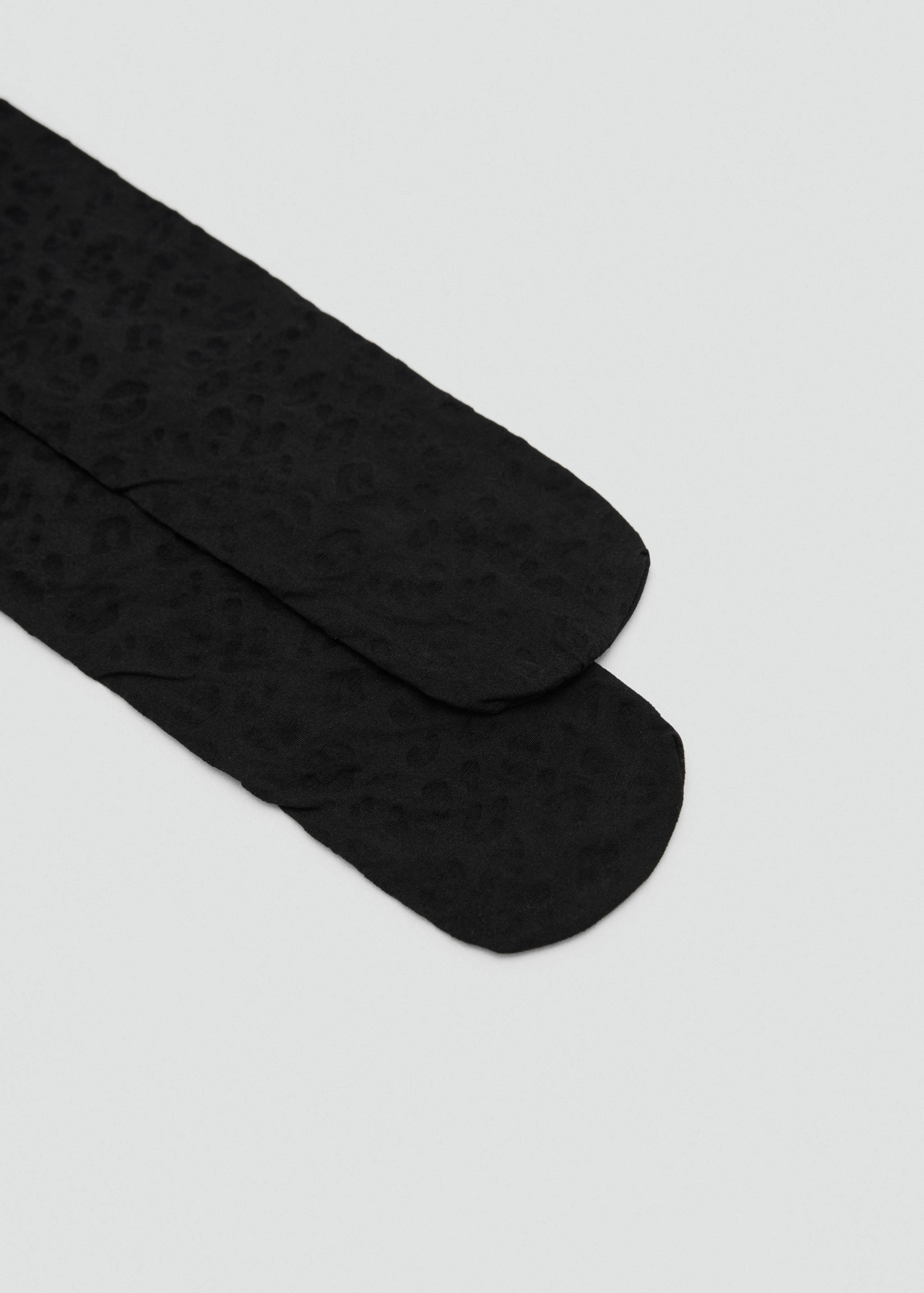 Leopard-print thin veiled stockings - Details of the article 1