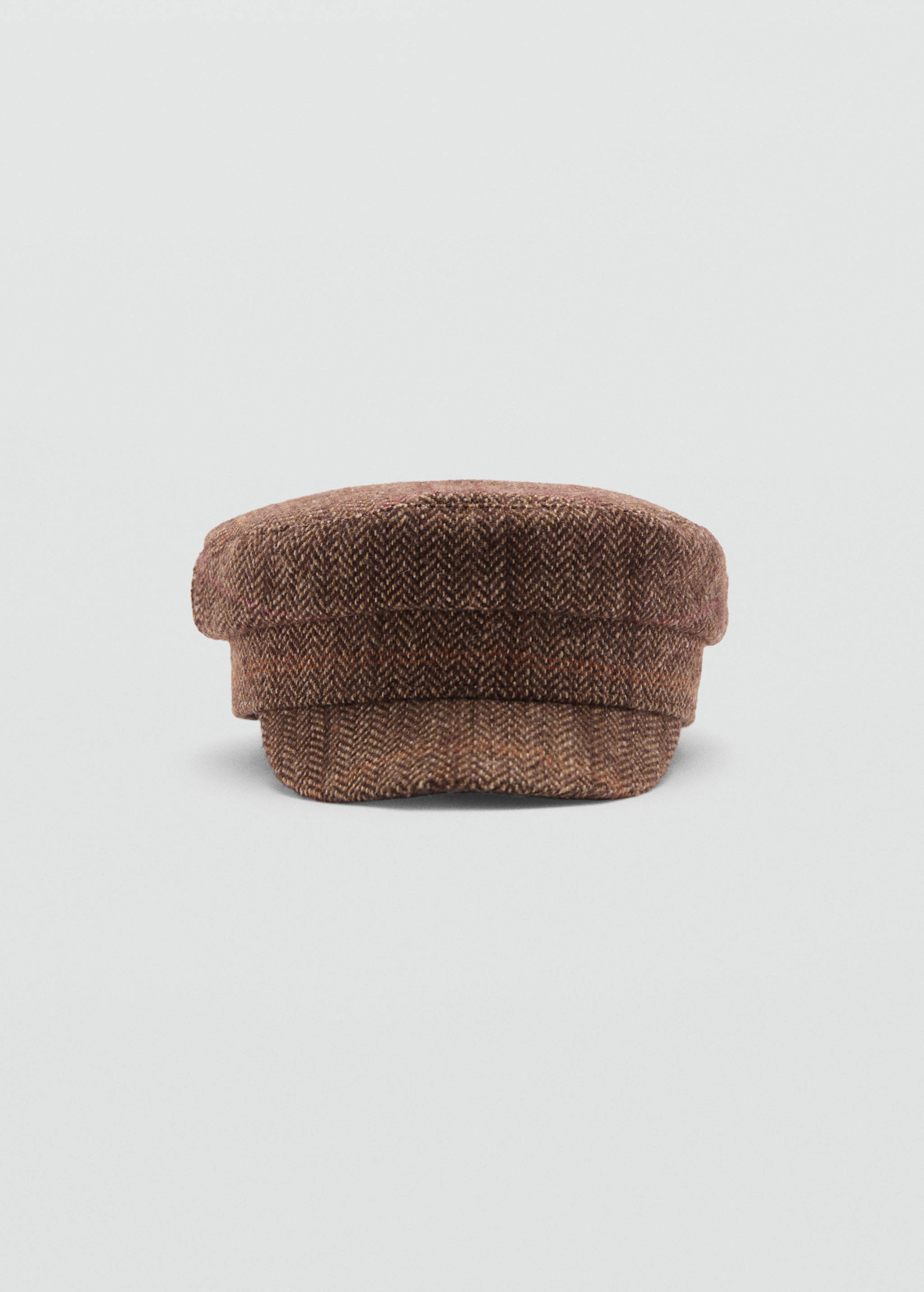 Herringbone baker cap - Medium plane