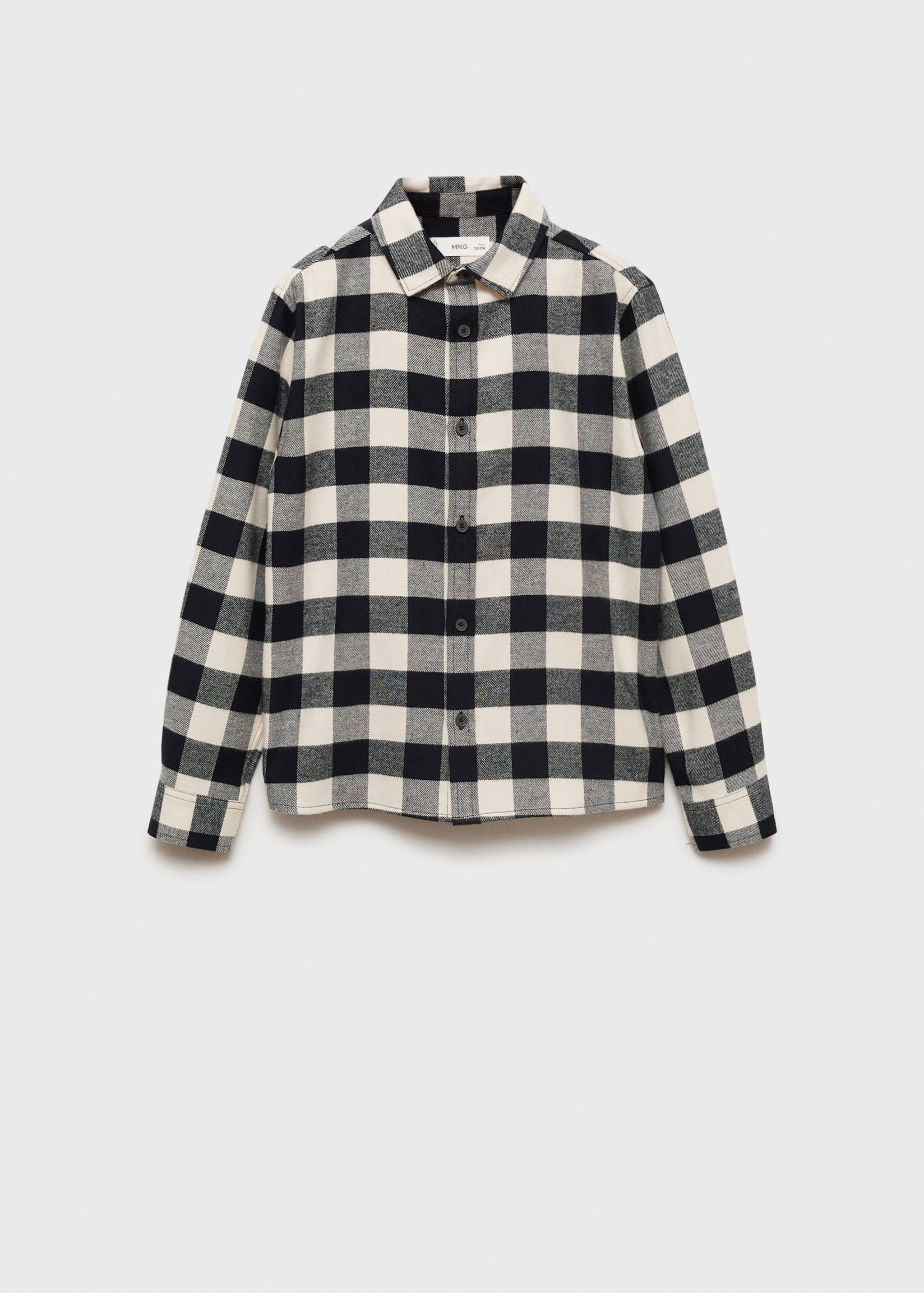 Check cotton shirt - Article without model