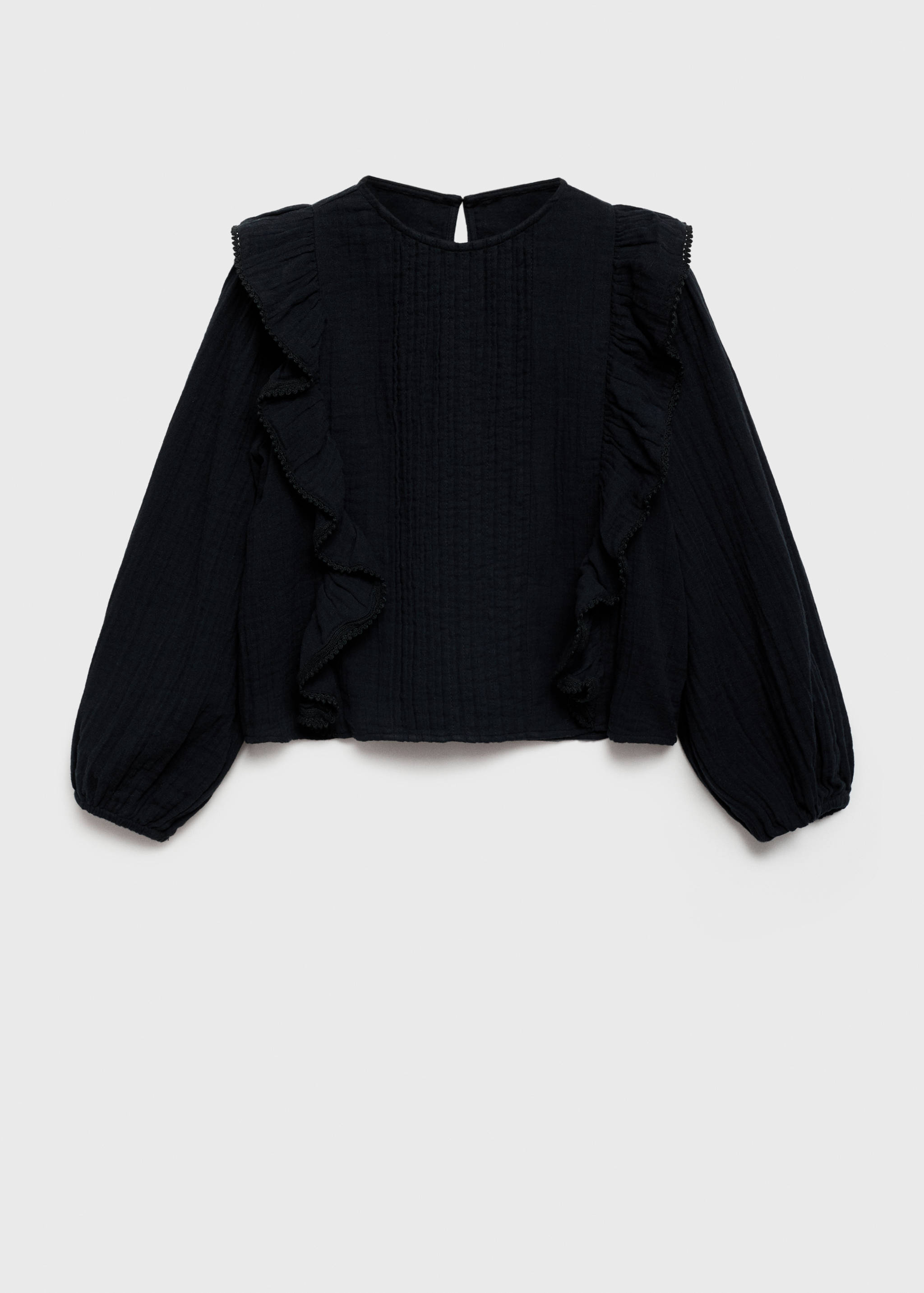 Chemisier à volants brodé - Article sans modèle