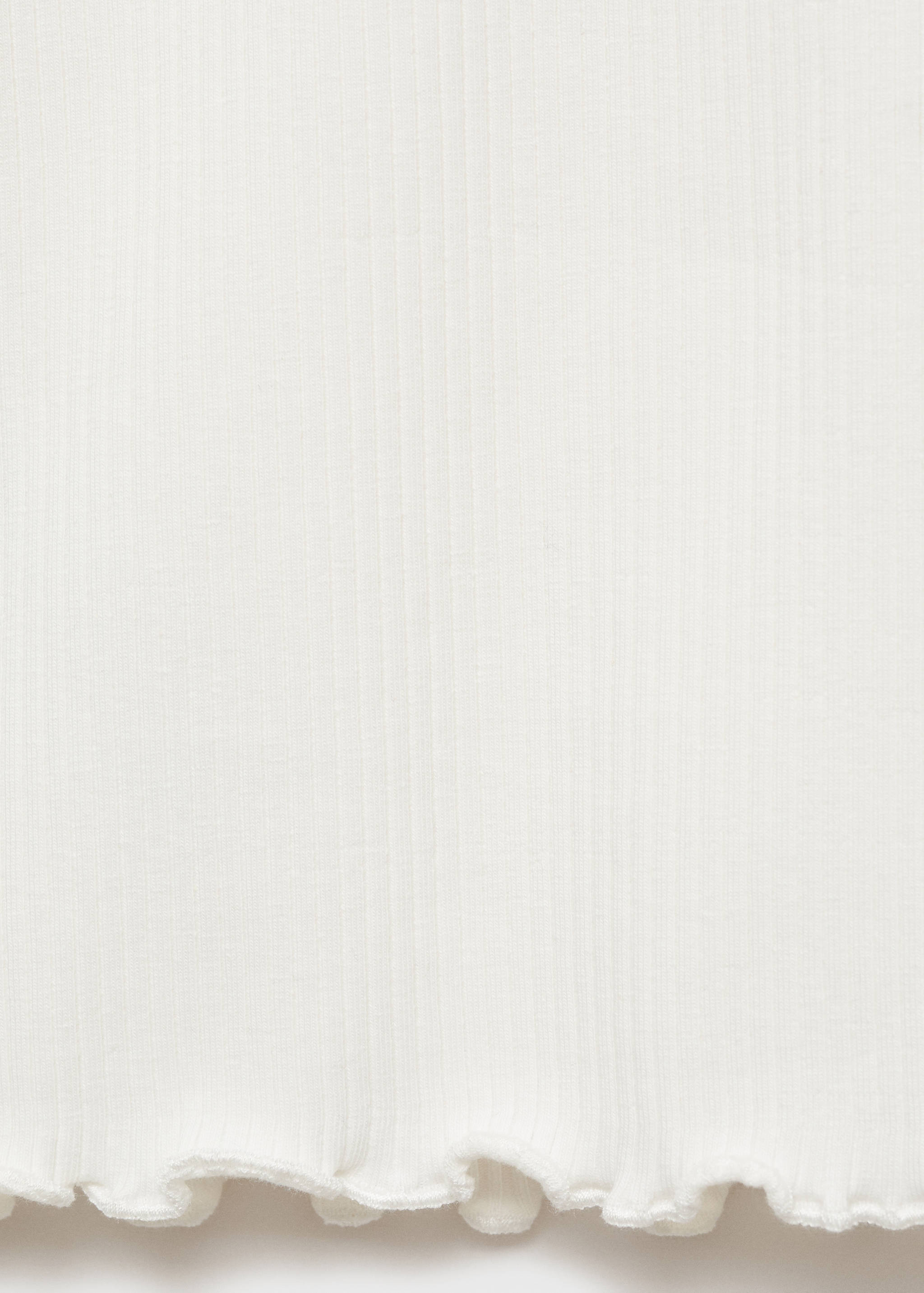 Ribbed high neck t-shirt - Details of the article 0