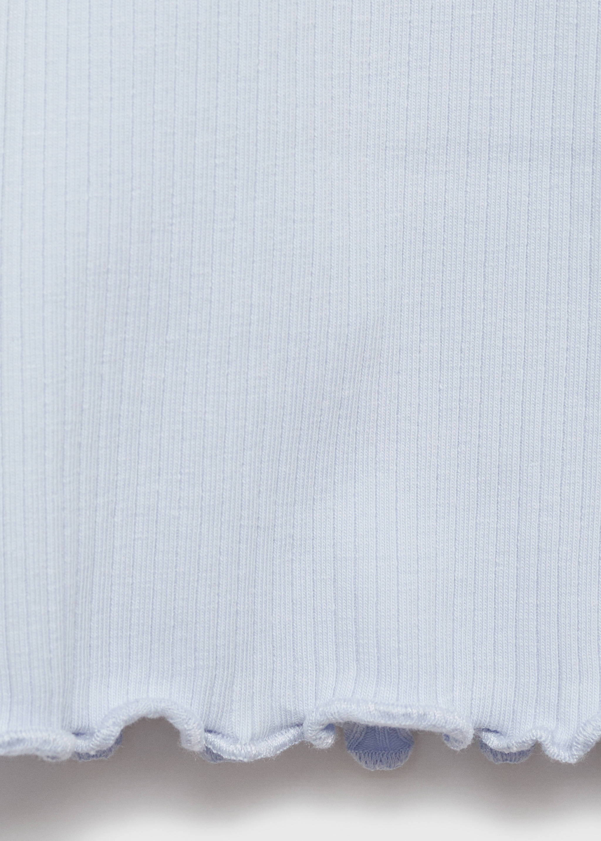 Ribbed high neck t-shirt - Details of the article 0
