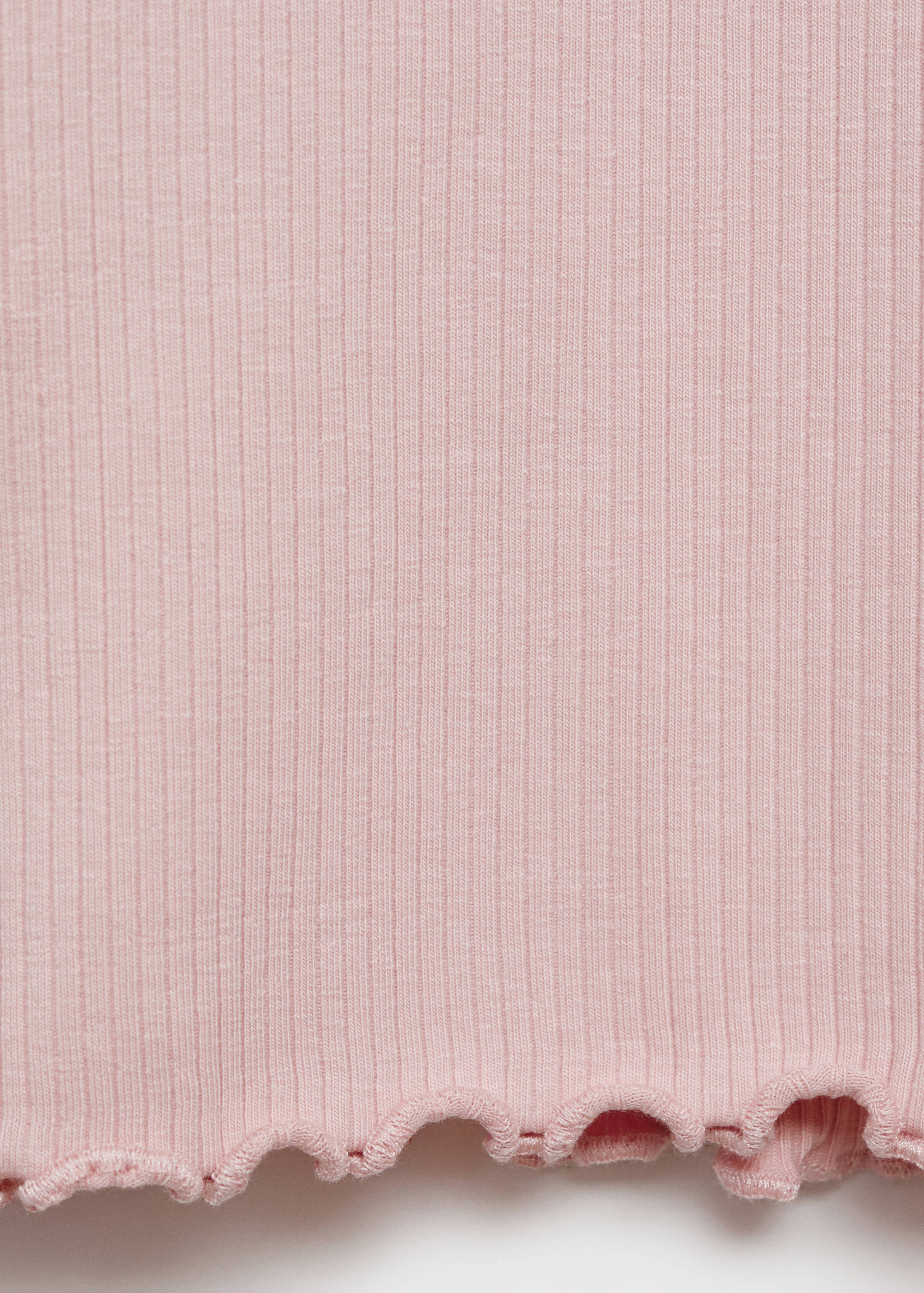 Ribbed high neck t-shirt - Details of the article 0