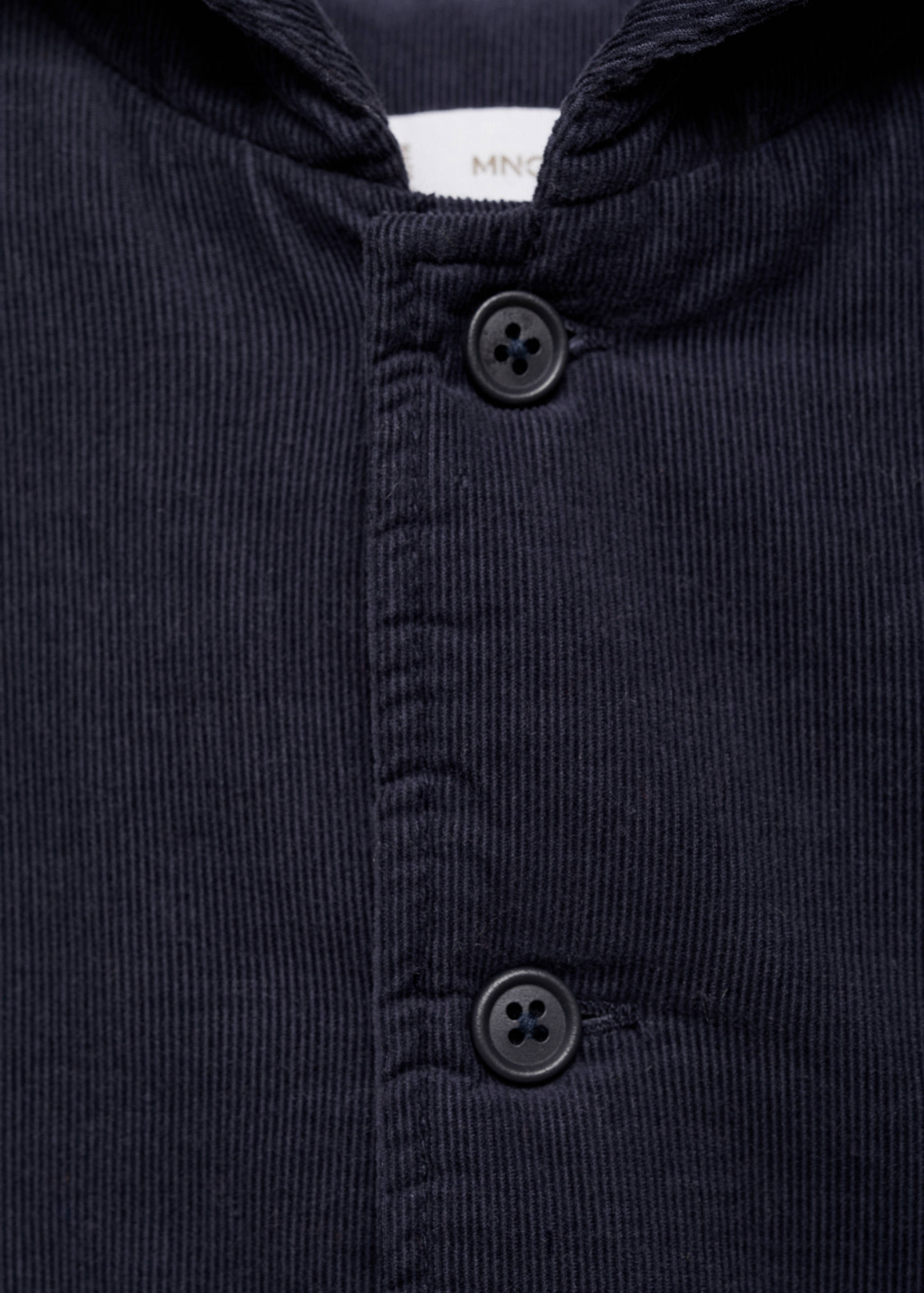 Płaszcz sztruksowy z kapturem - Szczegóły artykułu 0