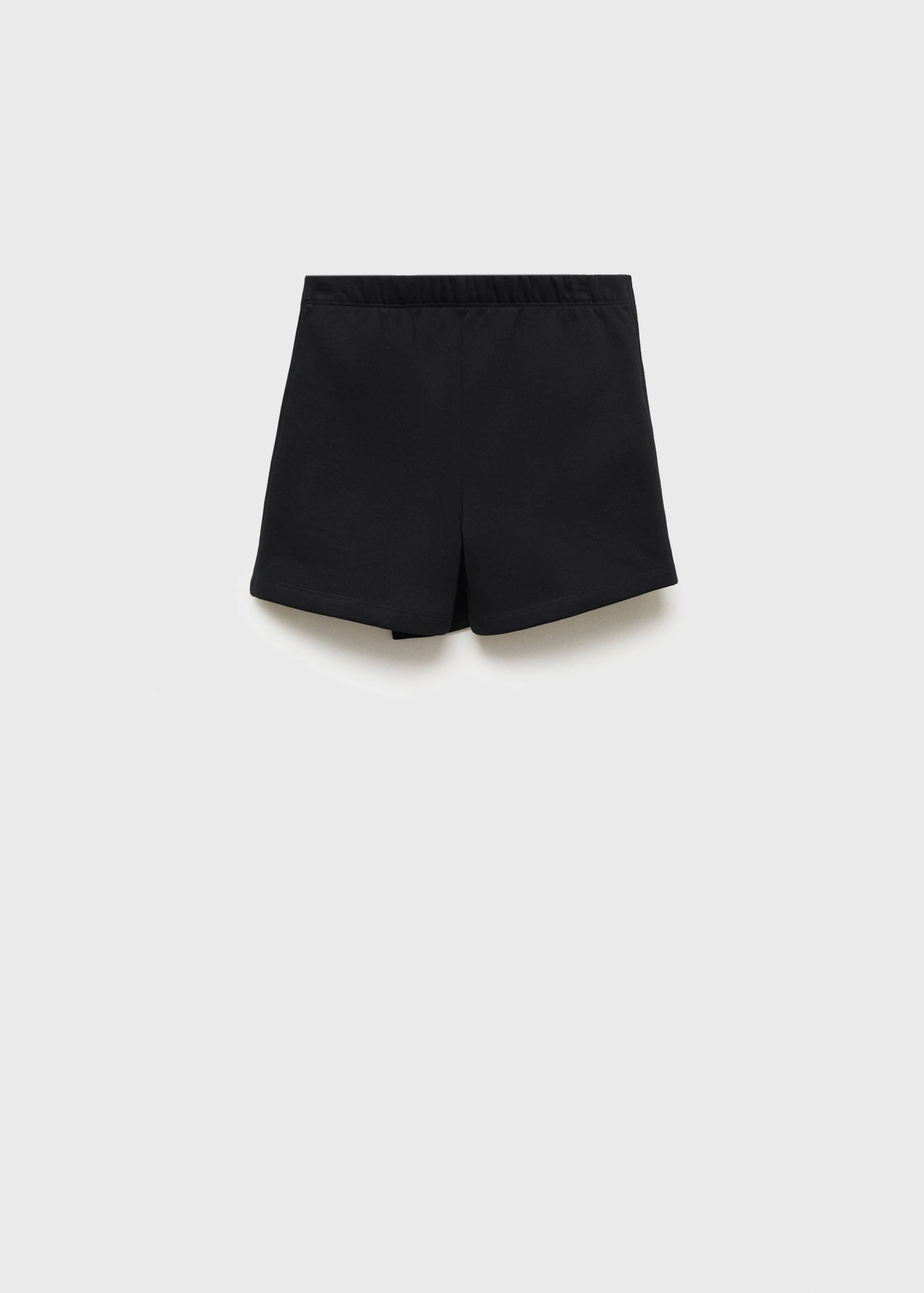 Cotton skort - Reverse of the article