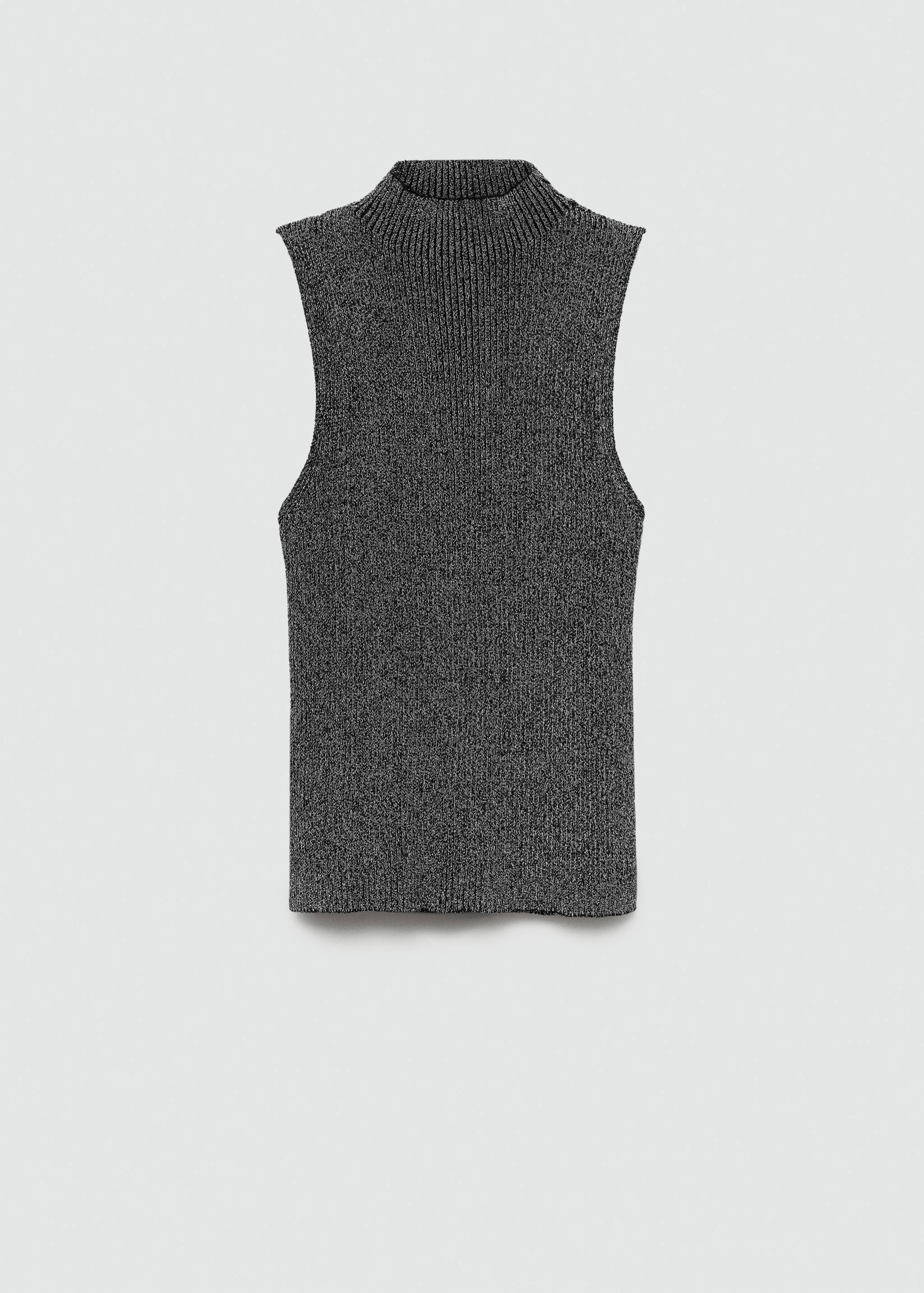 Turtleneck lurex top - Article without model