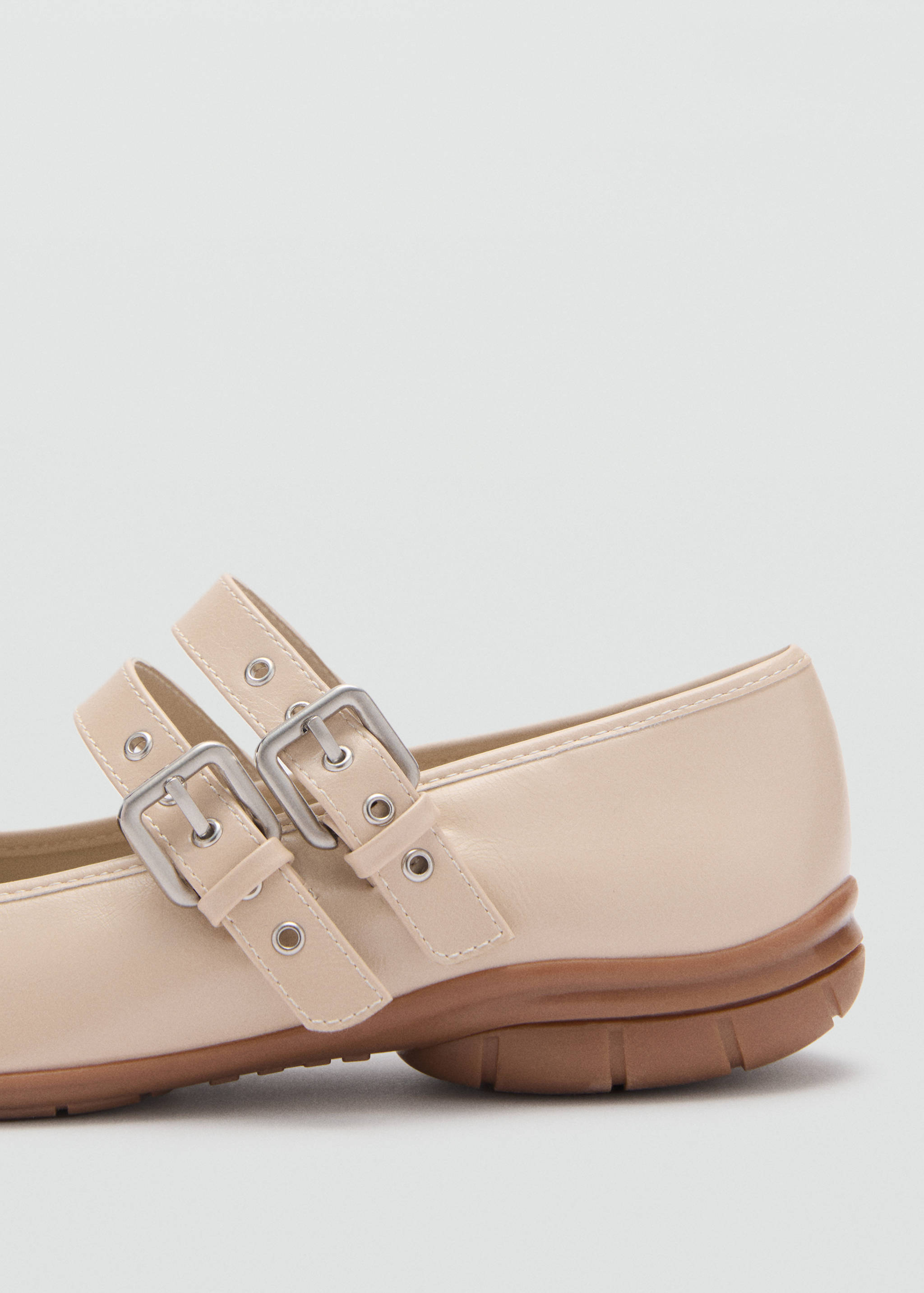 Ballerina shoes with double buckle - Details of the article 1