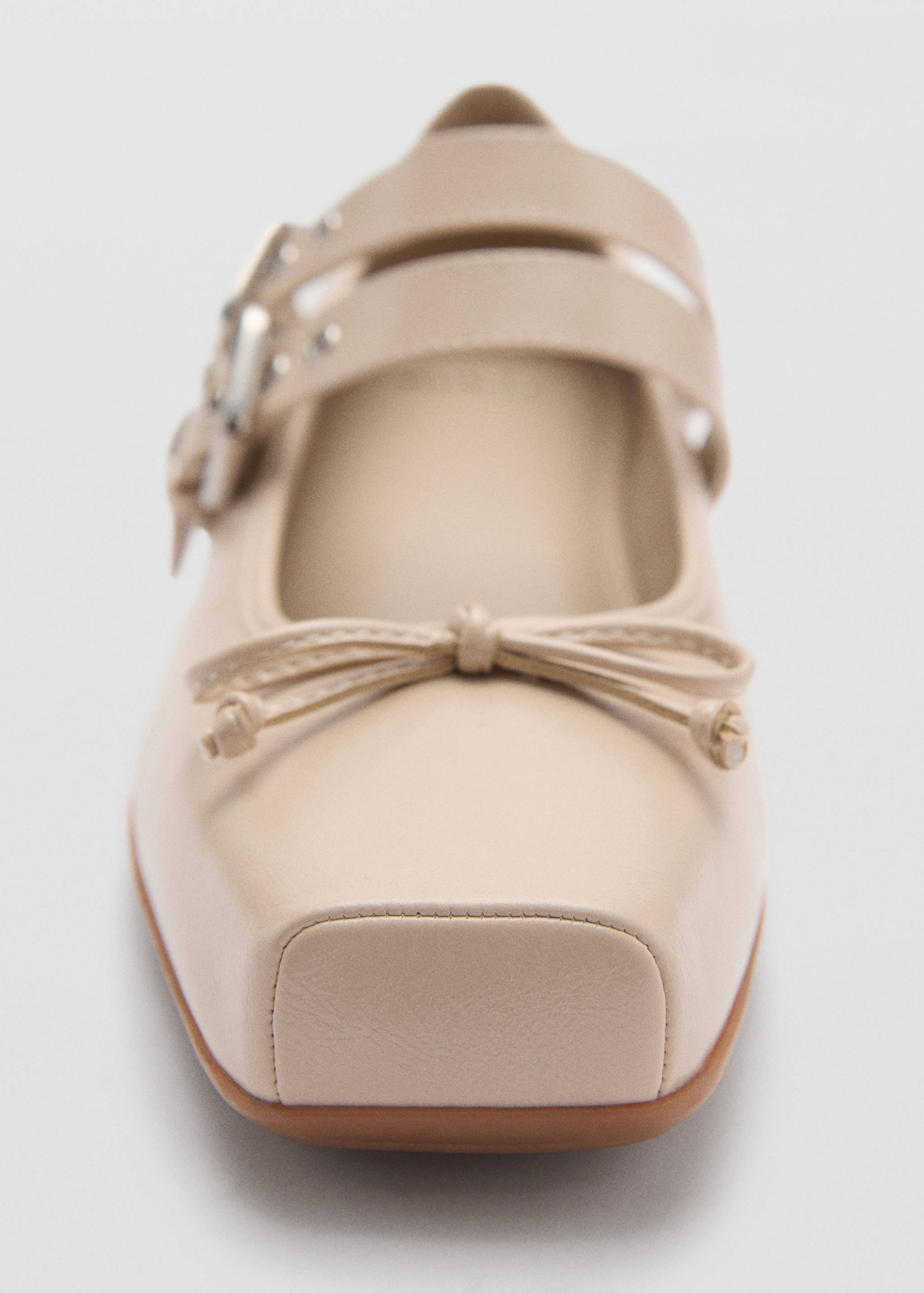 Ballerina shoes with double buckle - Details of the article 2