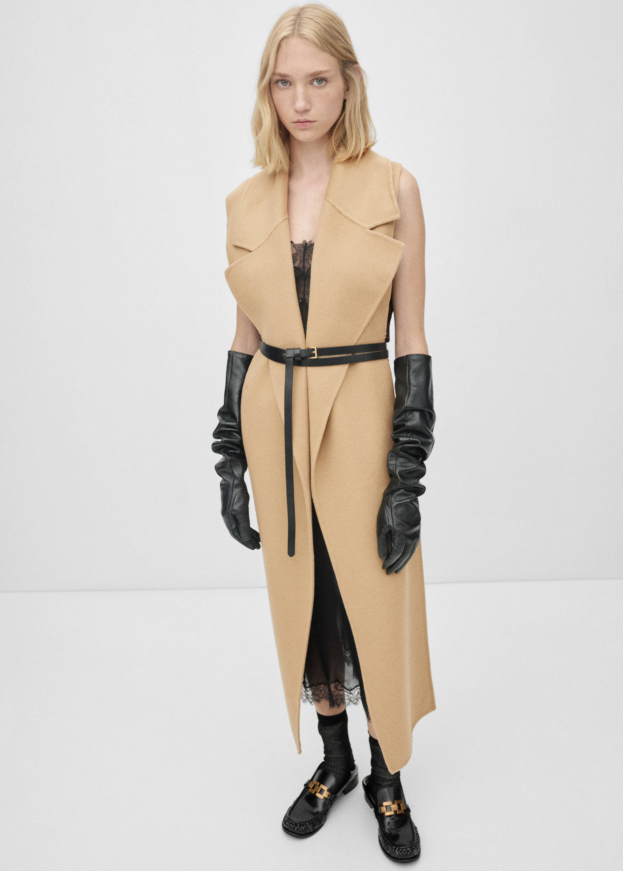 Wollen jas met uitneembare bodywarmer - Detail van het artikel 2