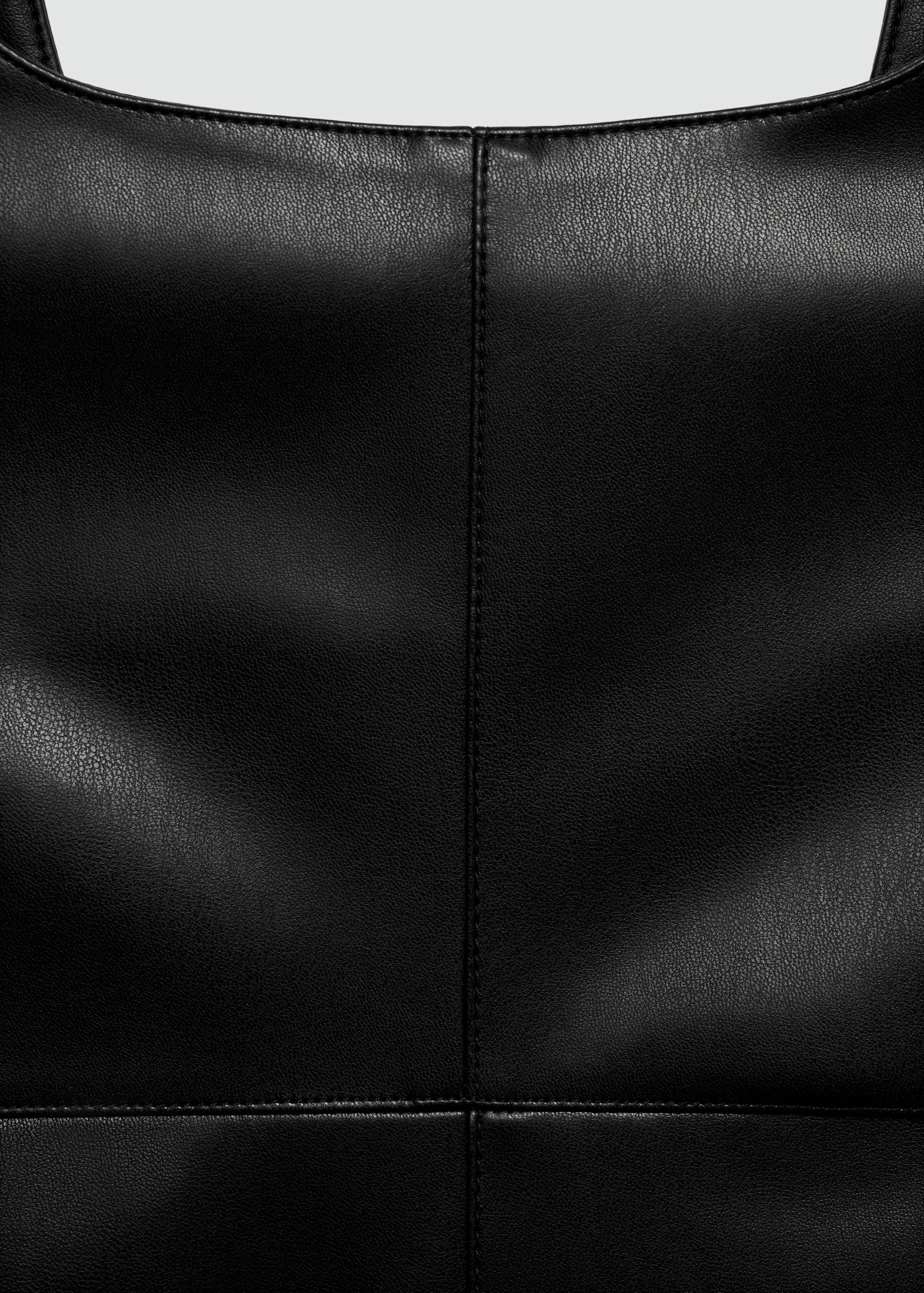 Faux-leather pinafore dress - Details of the article 8