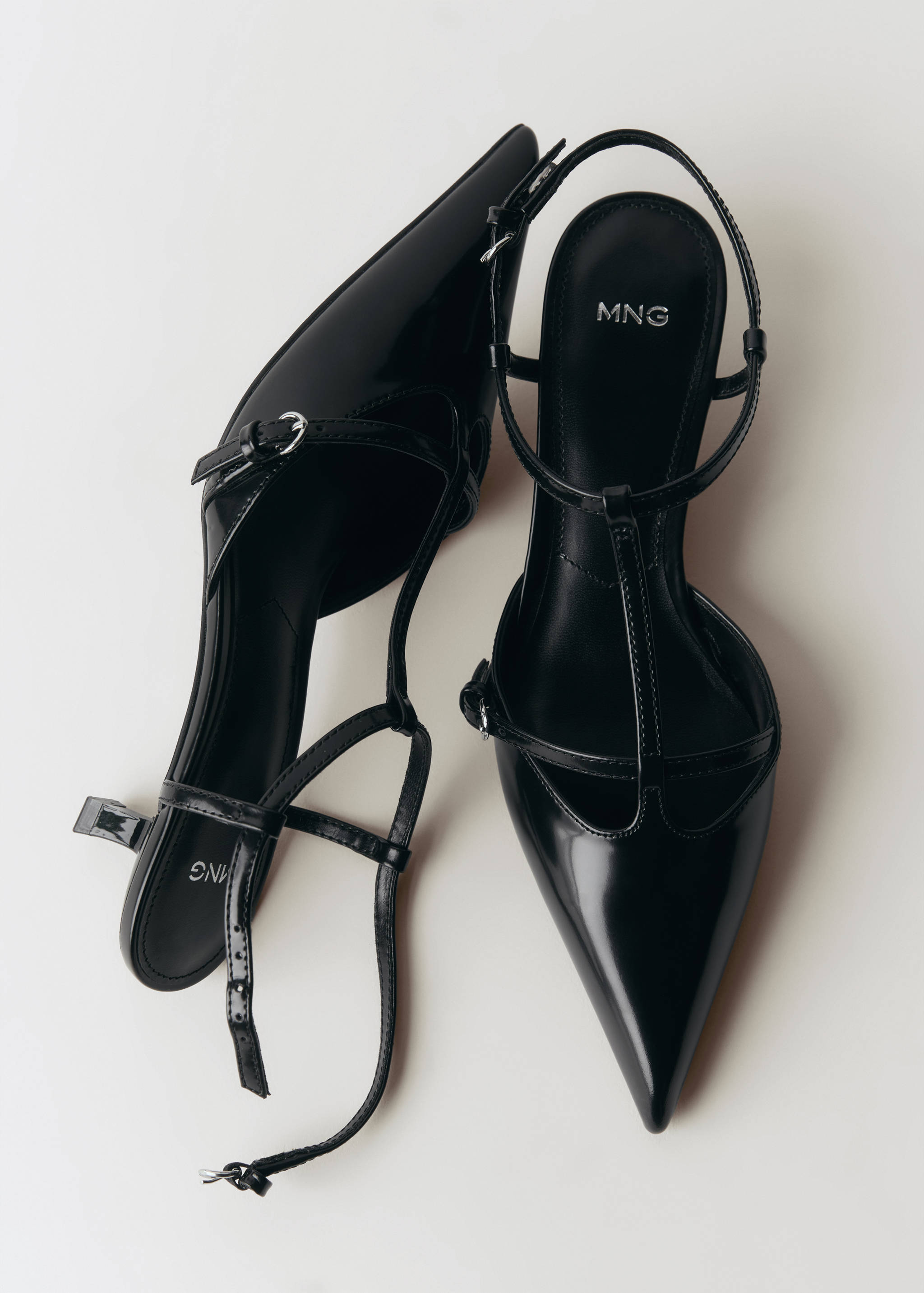 Kitten-heel leather shoes - Details of the article 3