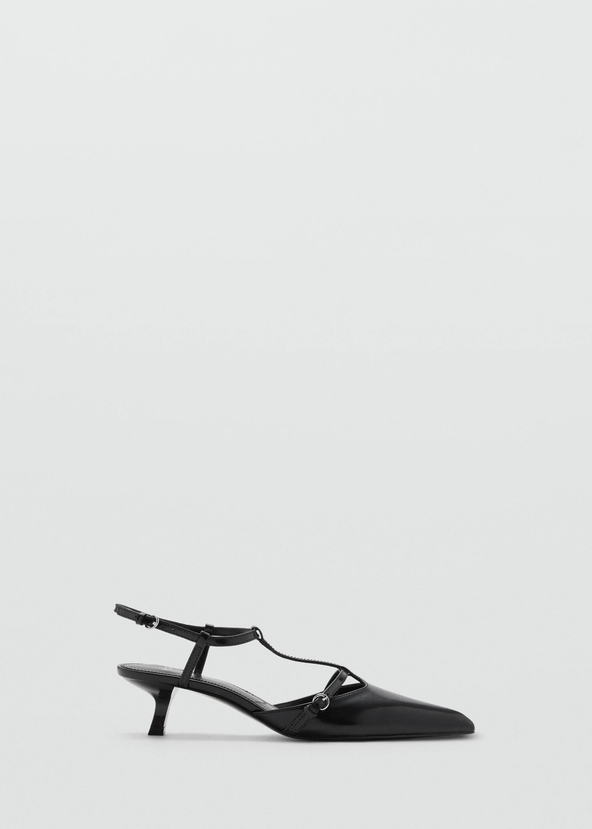 Kitten-heel leather shoes - Article without model