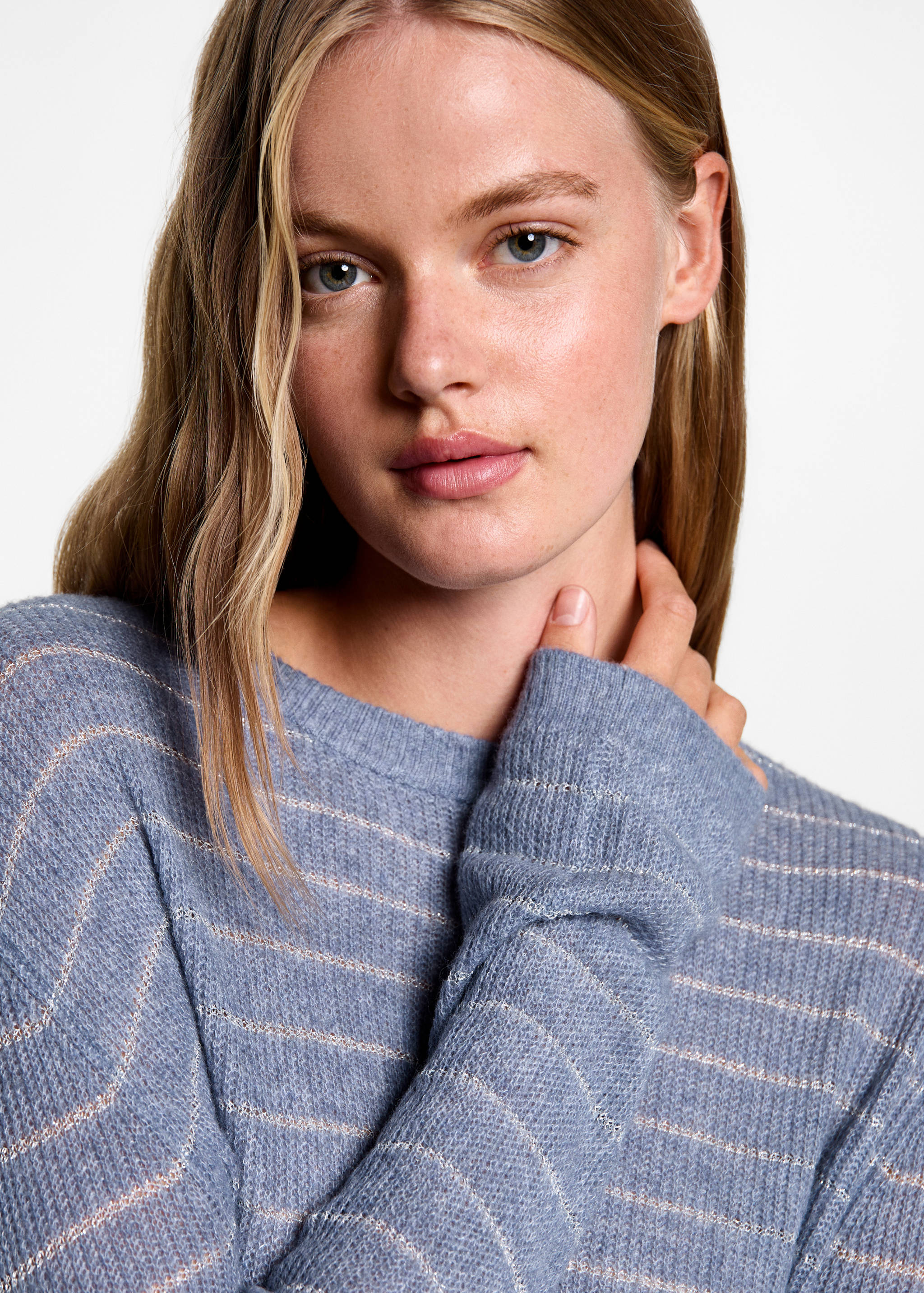 Lurex stripes sweater - Details of the article 1