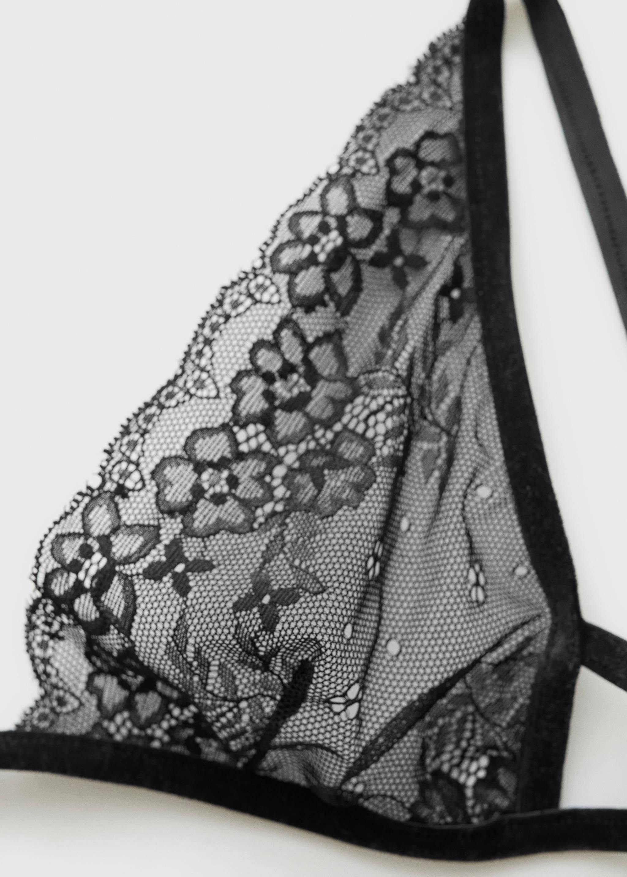 Lace triangle bra - Details of the article 8