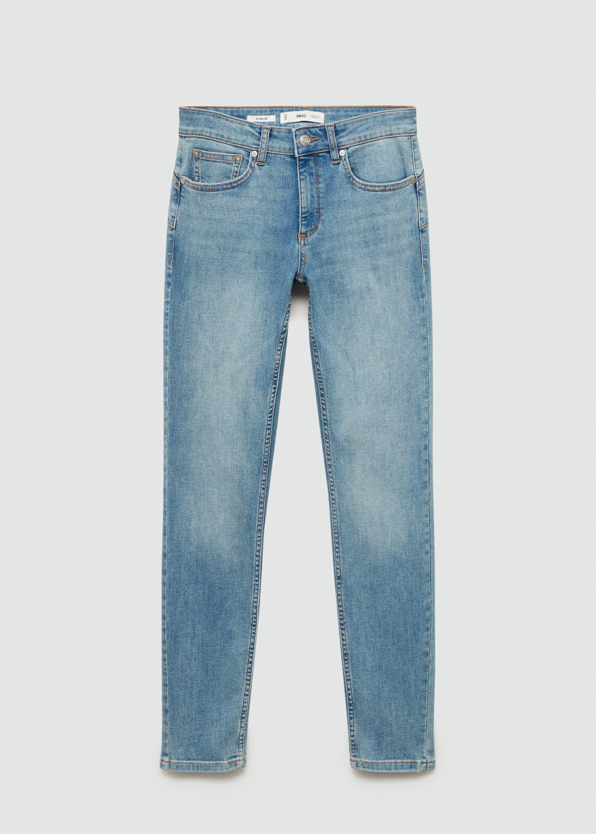 低腰提臀紧身牛仔裤 - null