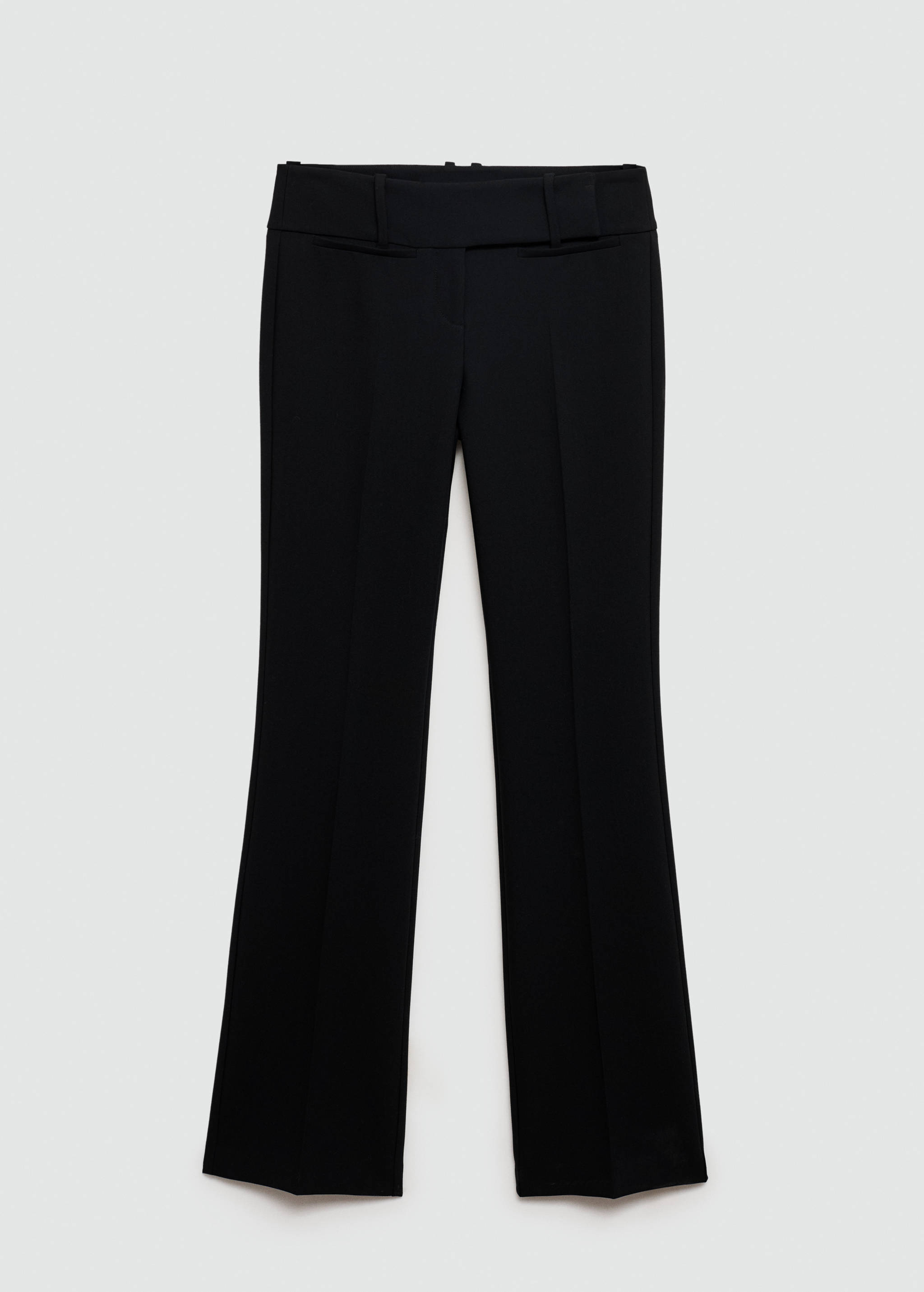 Low-rise flared trousers - Article without model