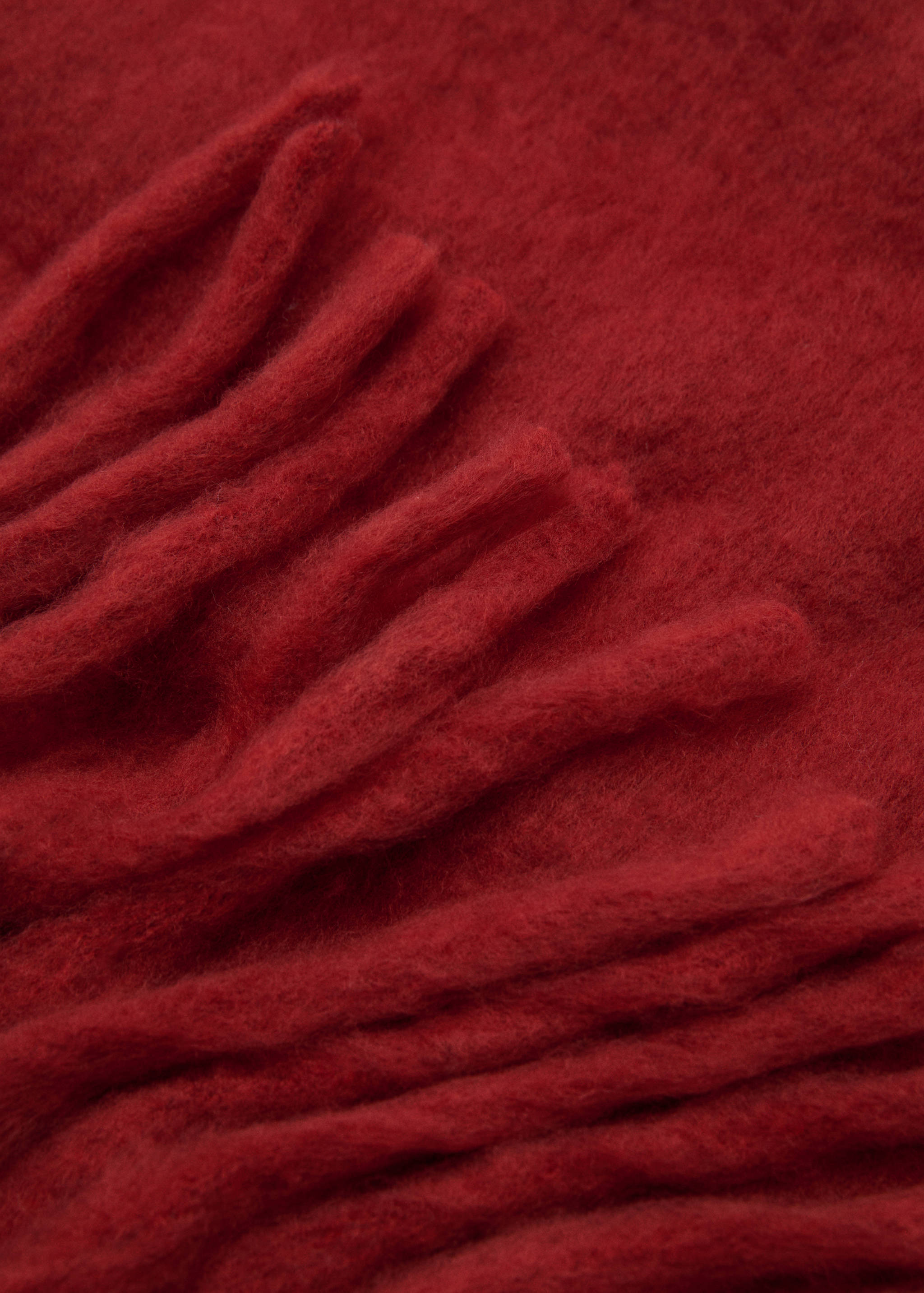 Fringed edge scarf - Medium plane