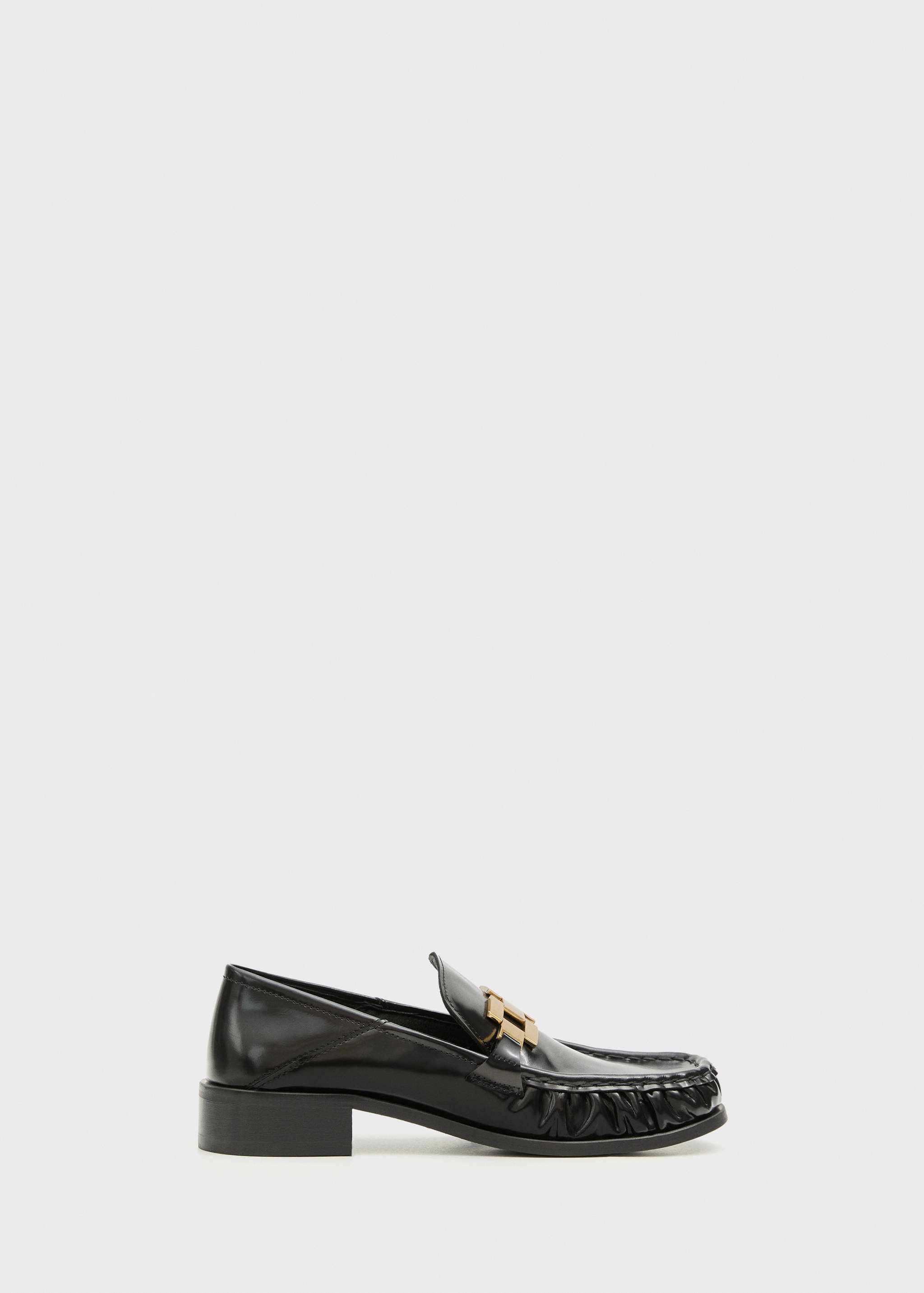 Leather shoes with metallic detail - Article without model